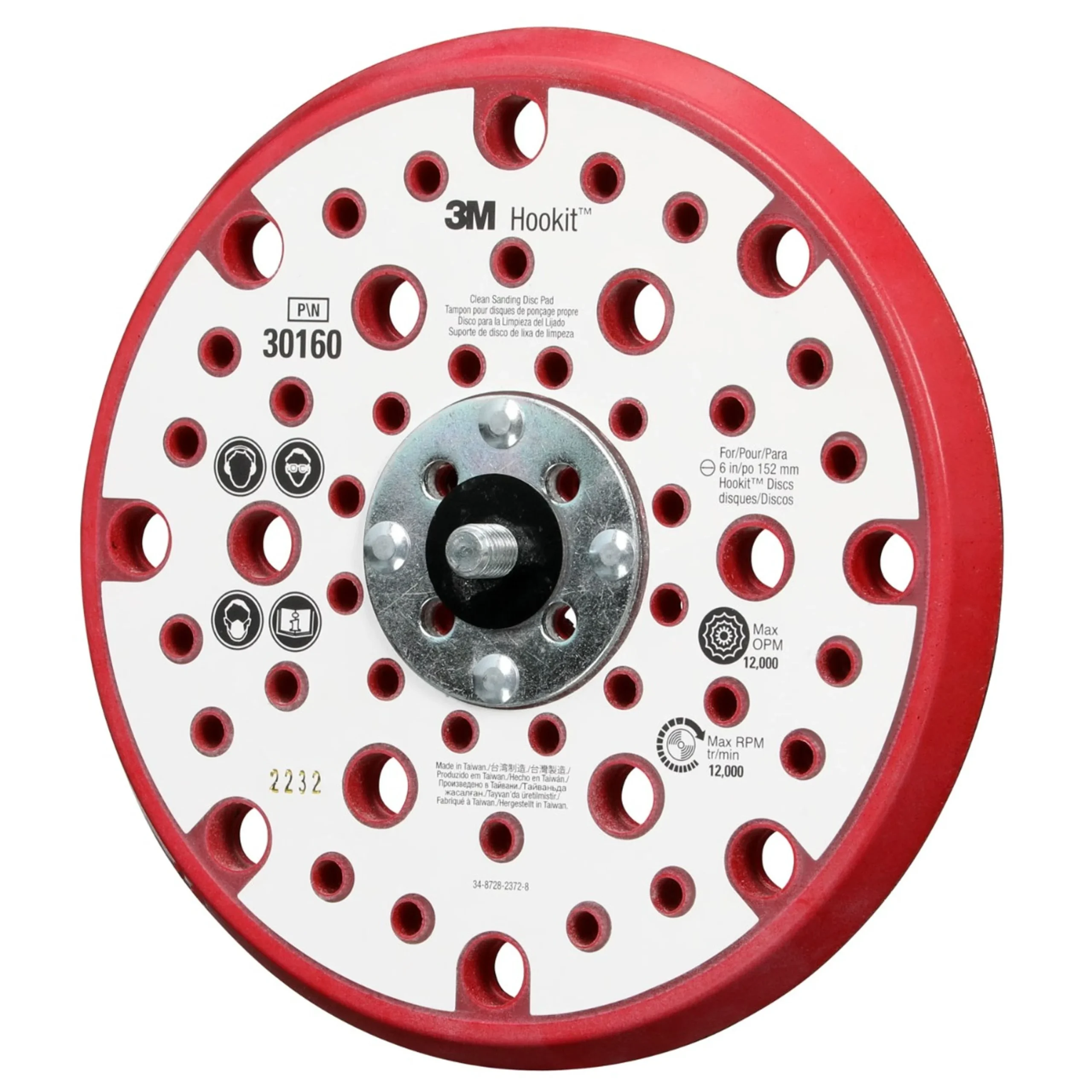 3M 30160 Plato Soporte para Lijadora de Precisión -150mm