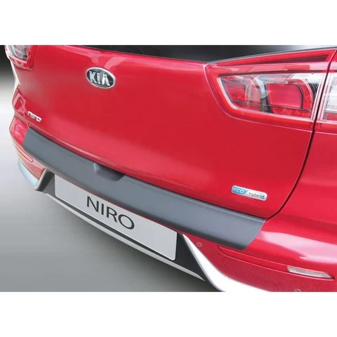 Abs Protector De Parachoques Trasero Kia Niro 9/2016- Negro