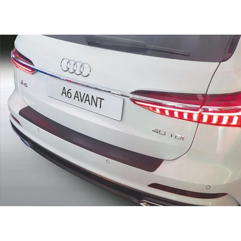 Abs Protector De Parachoques Trasero Audi A6 (C8) Avant Incl. S-Line 2018- Negro