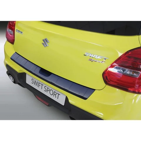Abs Protector Del Parachoques Trasero Suzuki Swift Sport 4/2018- 'Acanalado' Negro
