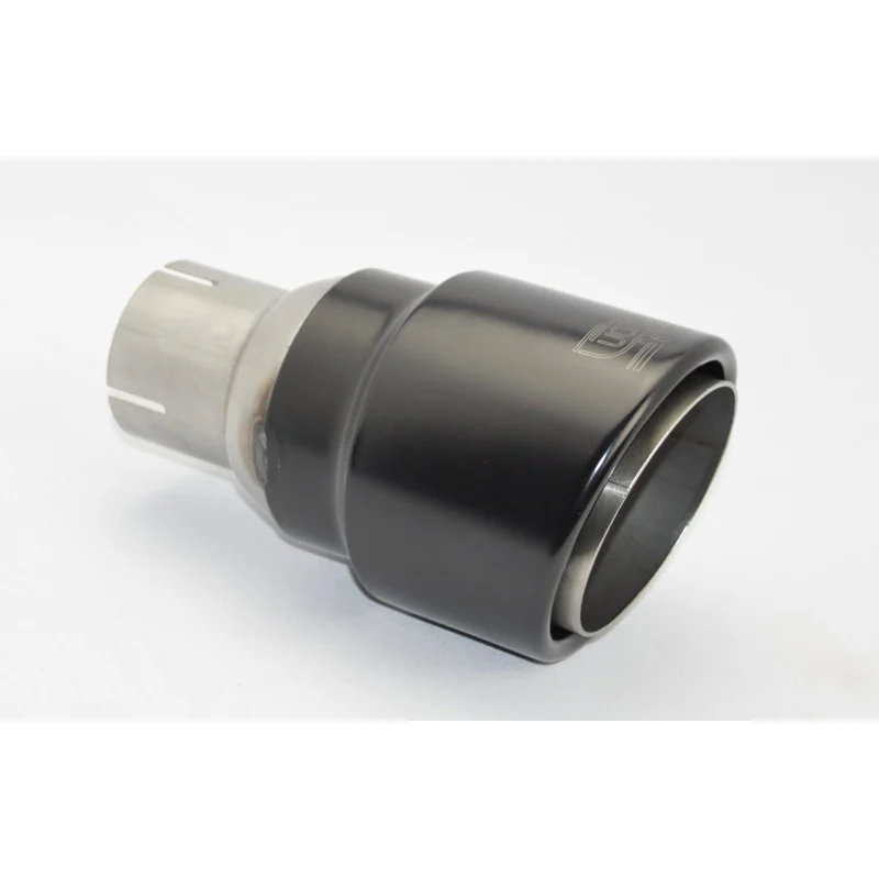 Ulter Sport Cola De Escape - 'Dual-Wall' Redondo ø101mm Rs - Longitud 170mm - Instalación ->55mm - Negro Inox