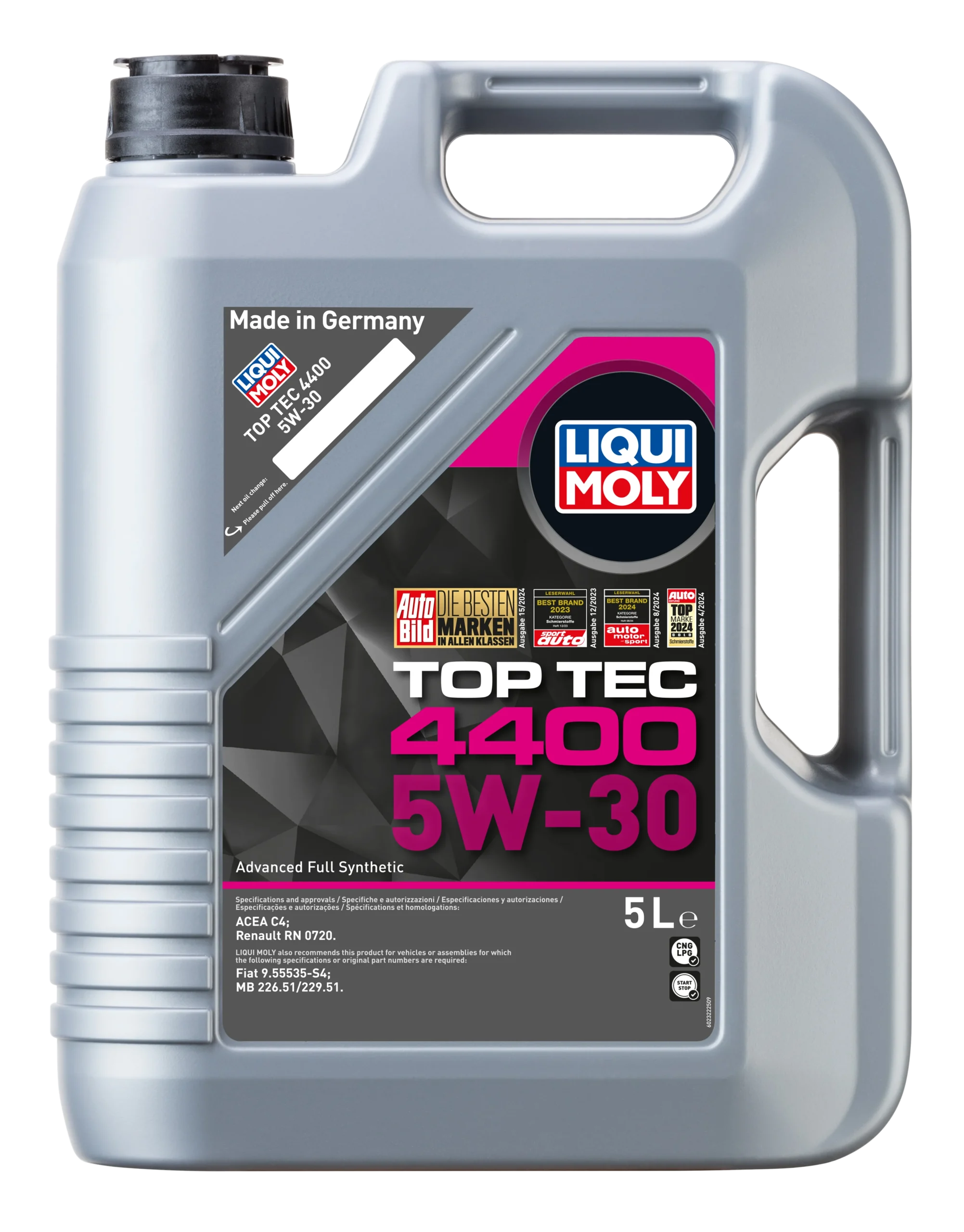 Liqui Moly Top Tec 4400 5w30 Aceite de Motor - 5 litros