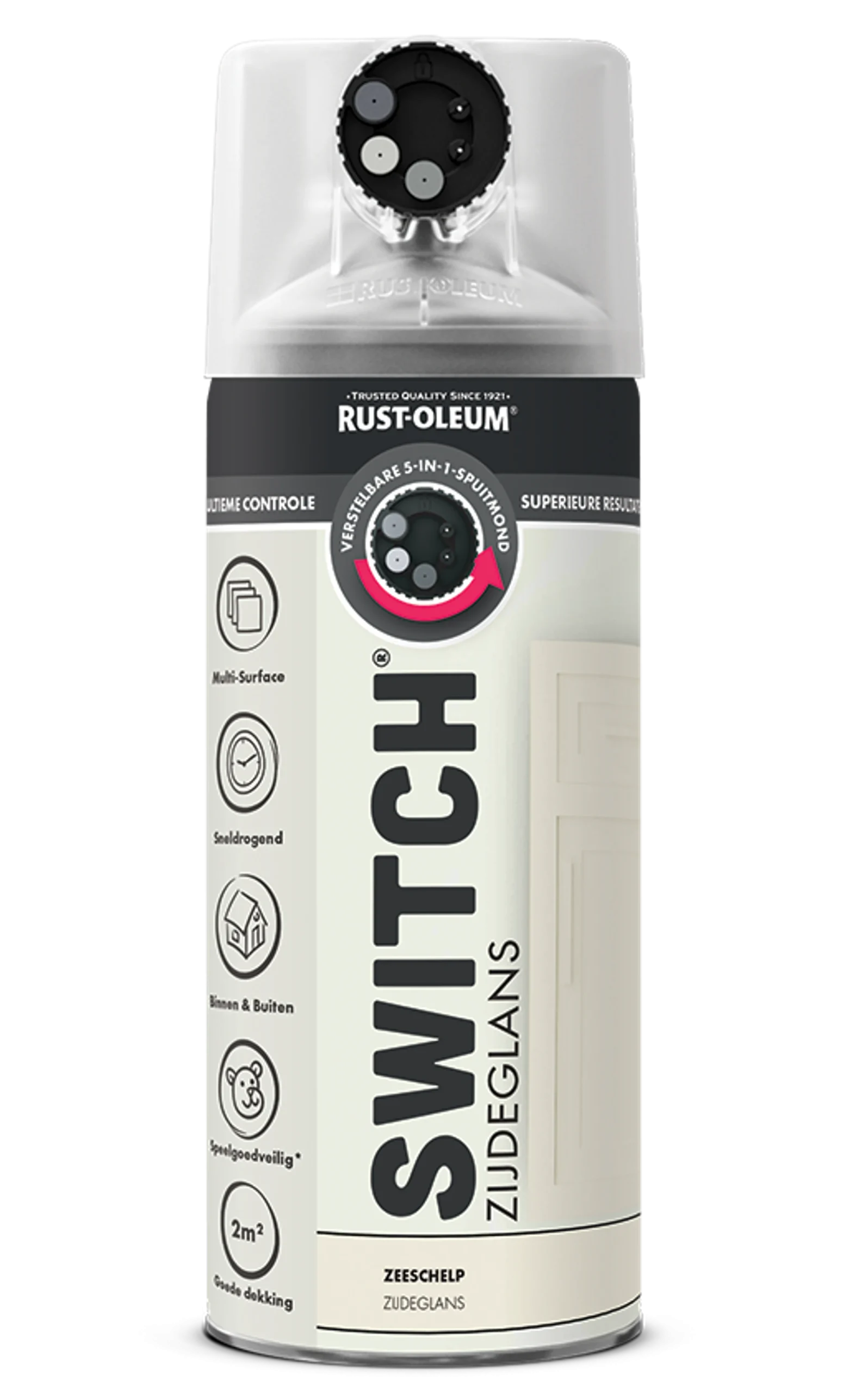 Rust-Oleum Switch Pintura Sea Shell Brillo Seda en Aerosol 400ml