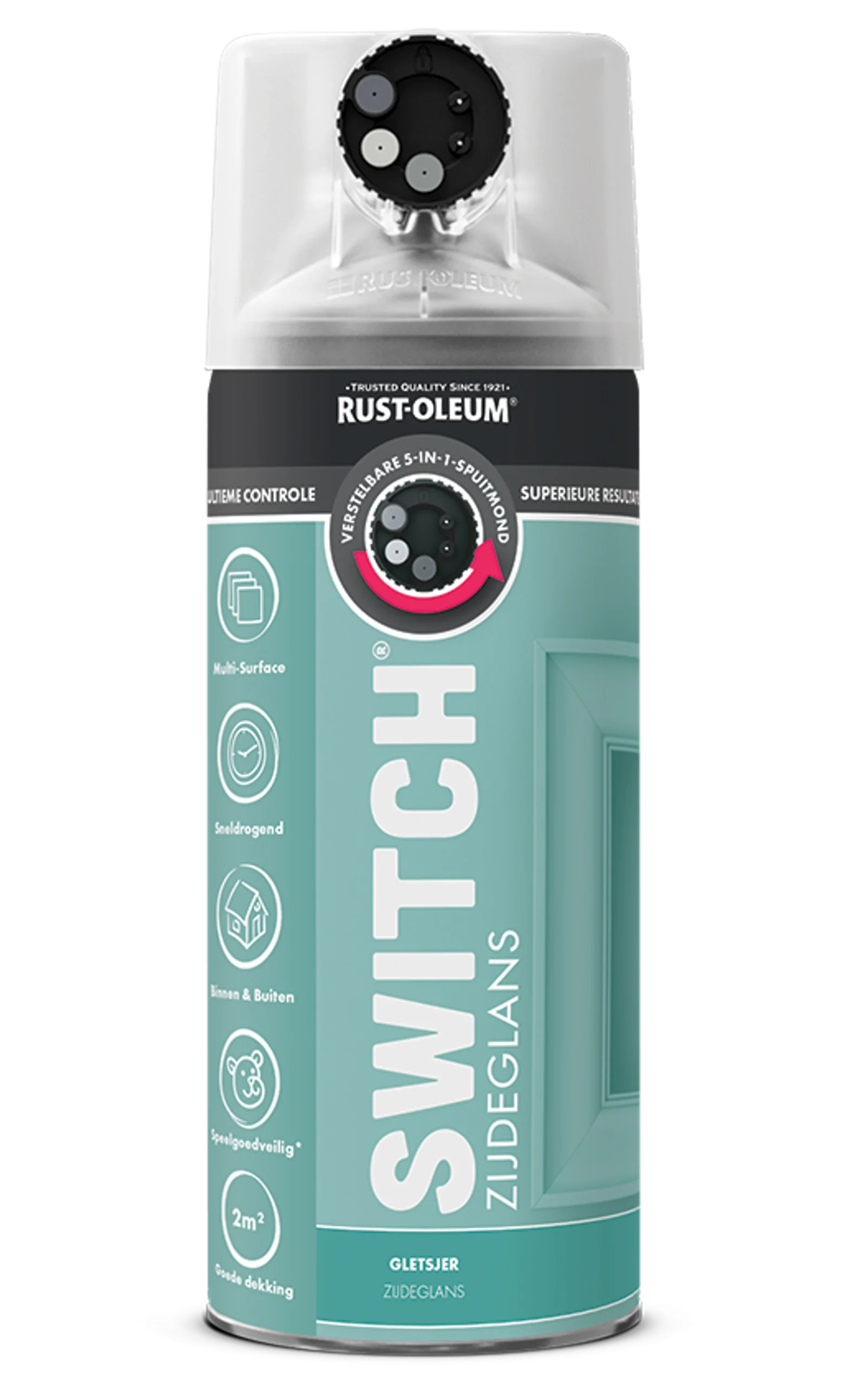 Rust-Oleum Switch Pintura Glaciar Brillo Seda Aerosol - 400ml
