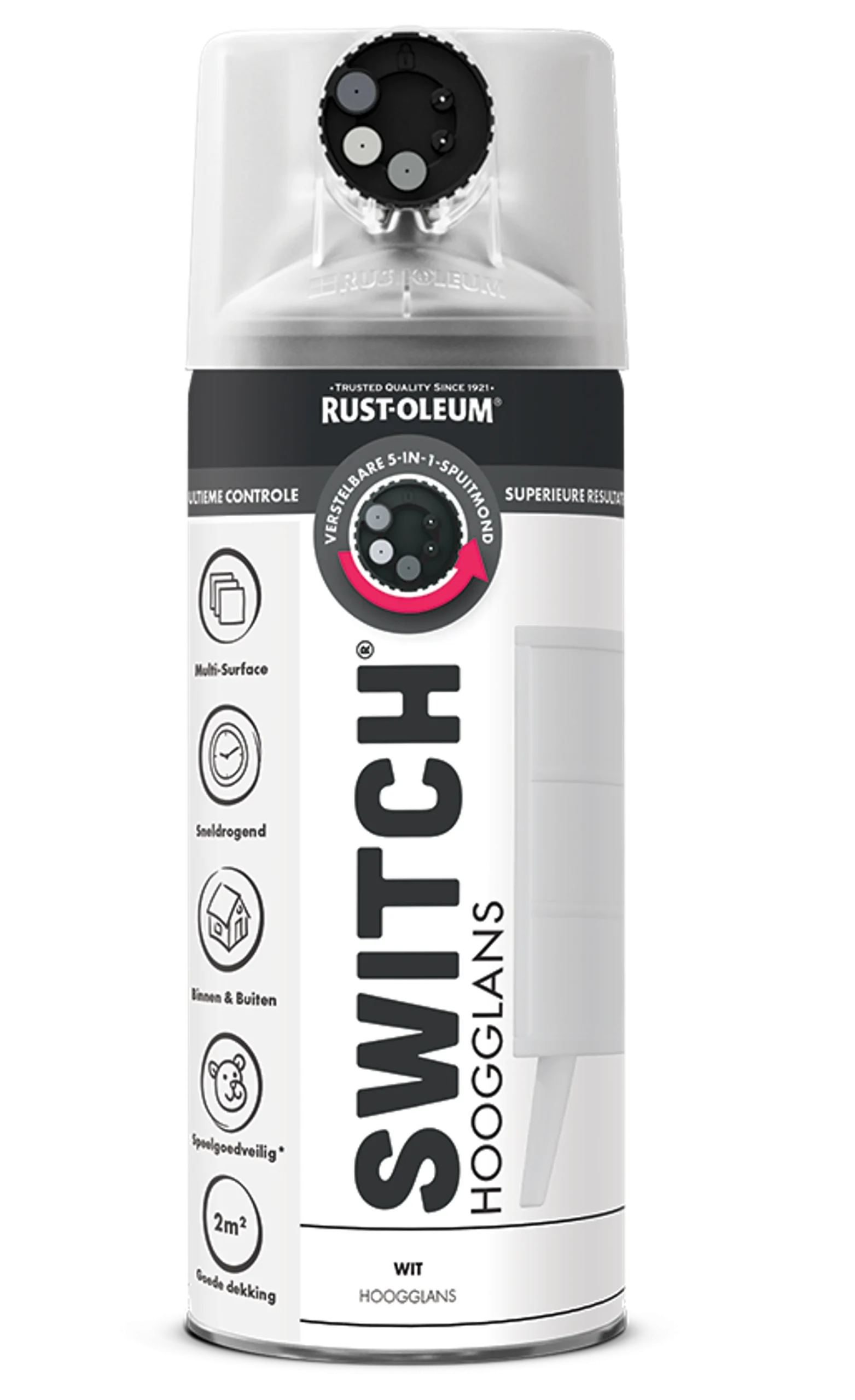 Rust-Oleum Switch Pintura Blanco Alto Brillo Aerosol 400ml