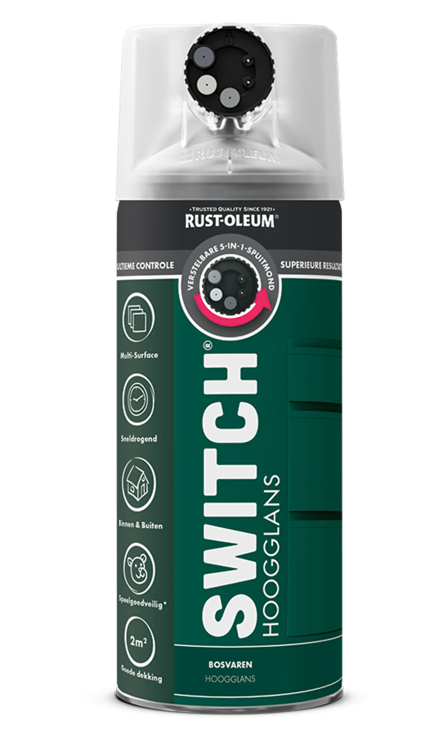 Rust-Oleum Switch Pintura Forest Fern Alto Brillo Aerosol - 400ml