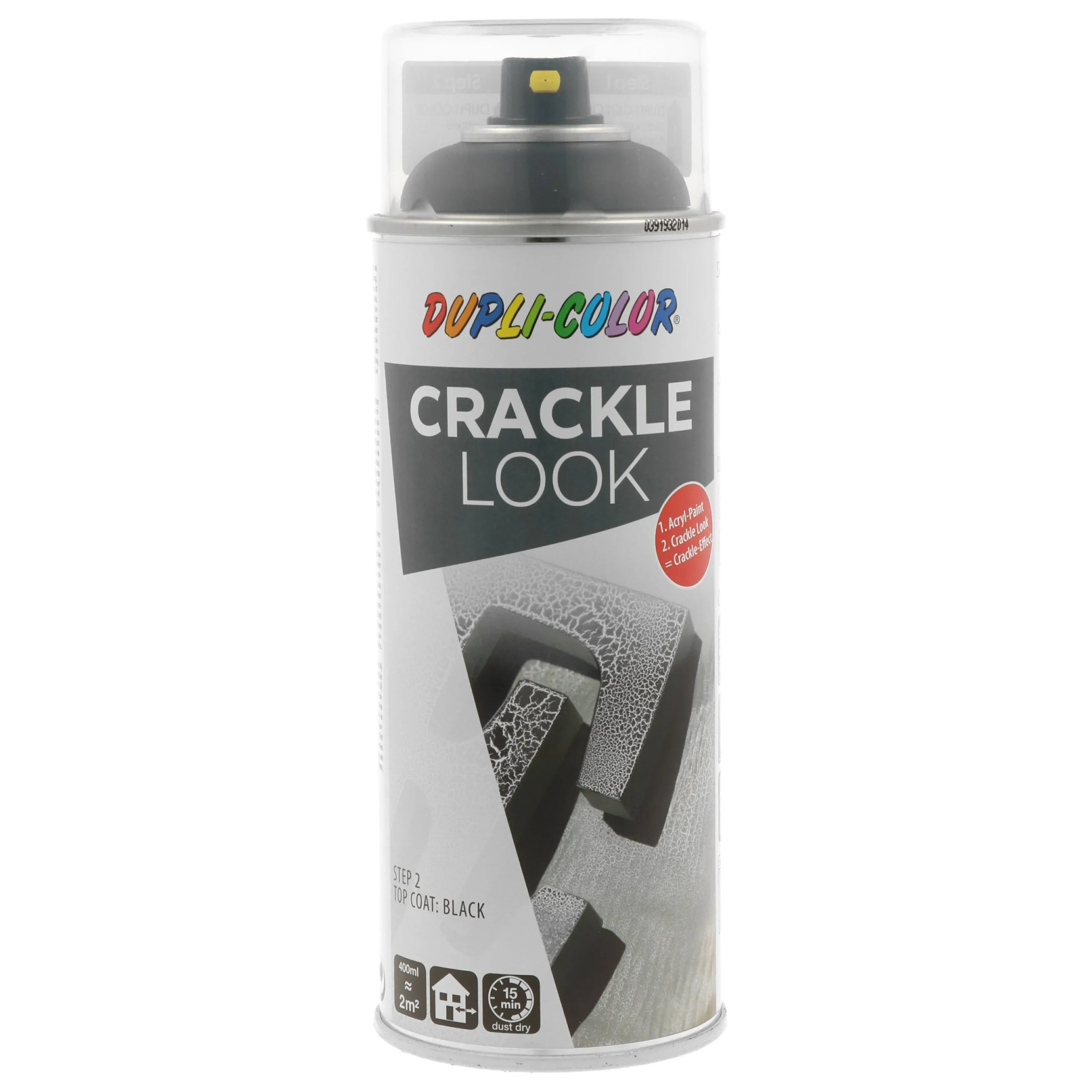 DupliColor Crackle Look RAL9017 Aerosol 400ml