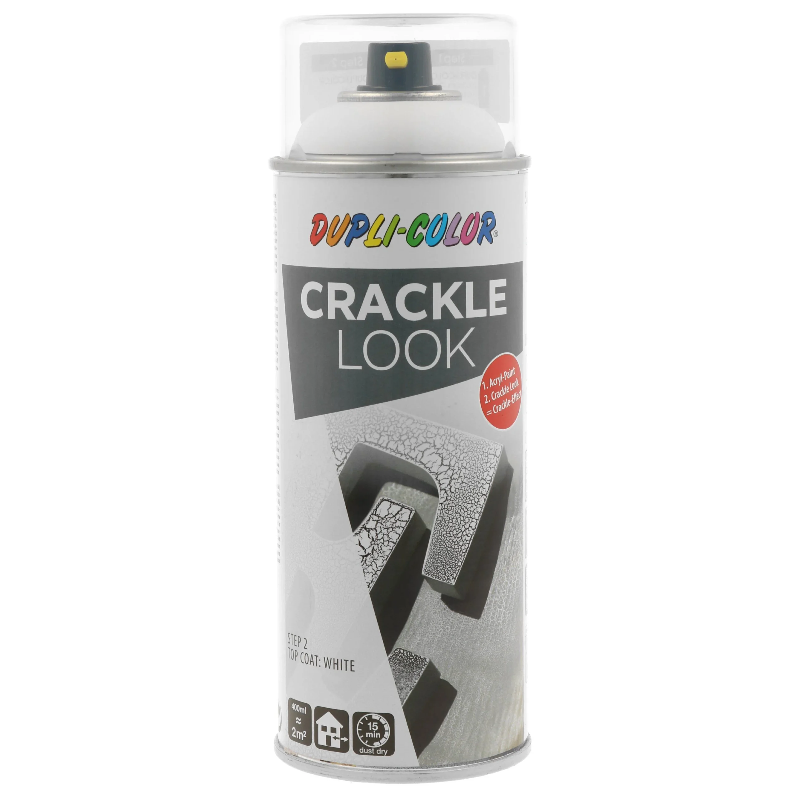 DupliColor Crackle Look RAL9010 Aerosol 400ml