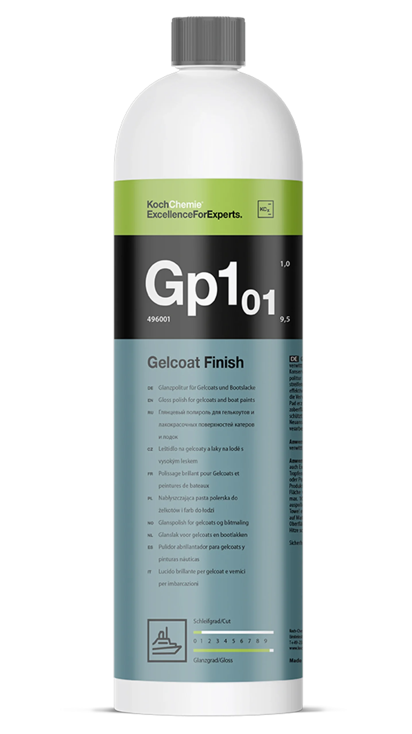 Koch Chemie Gelcoat Finish Pasta Pulidora Brillante - 1 litro