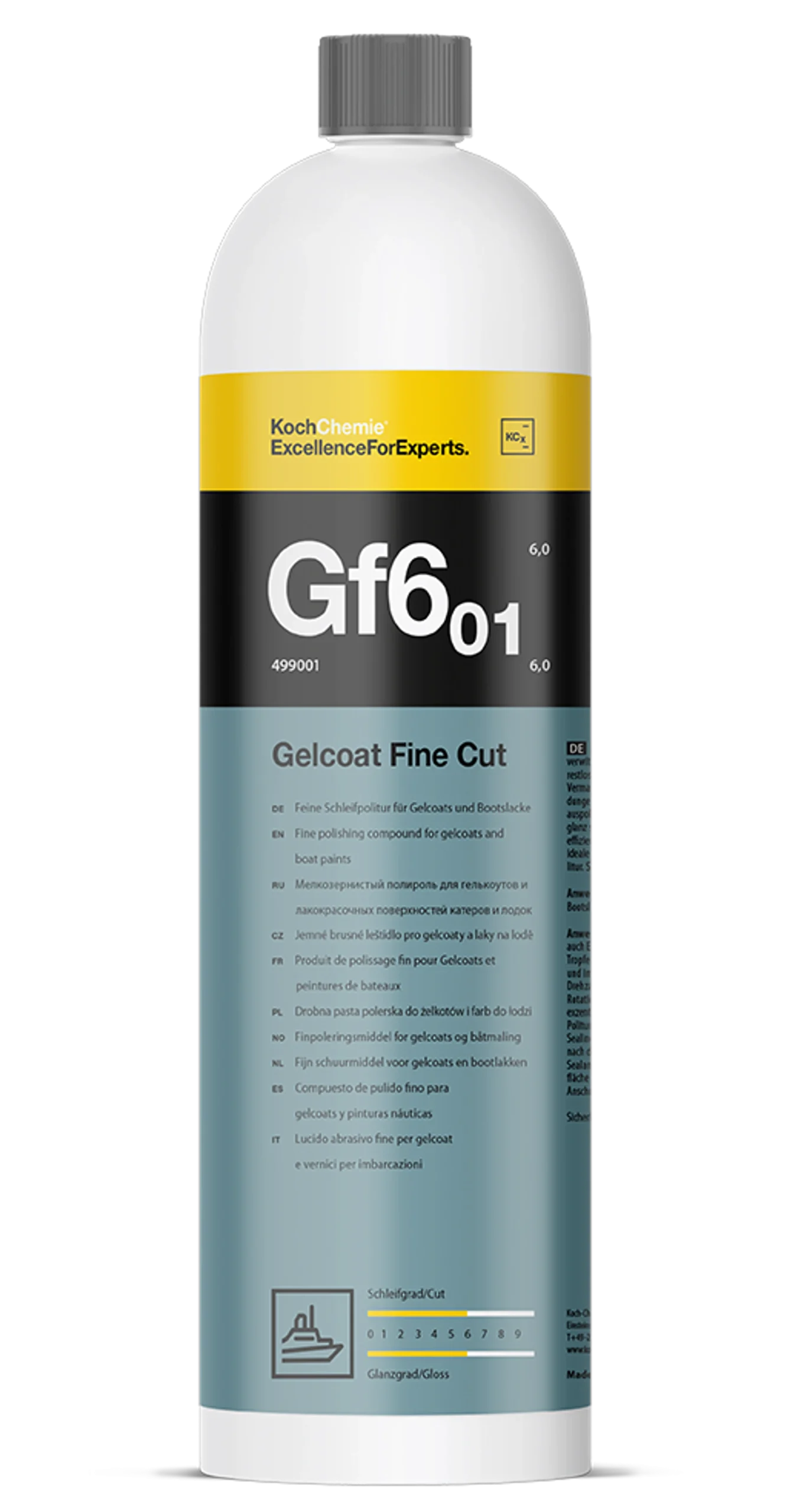 Koch Chemie Gelcoat Fine Cut Pasta de pulir fina 1 litro