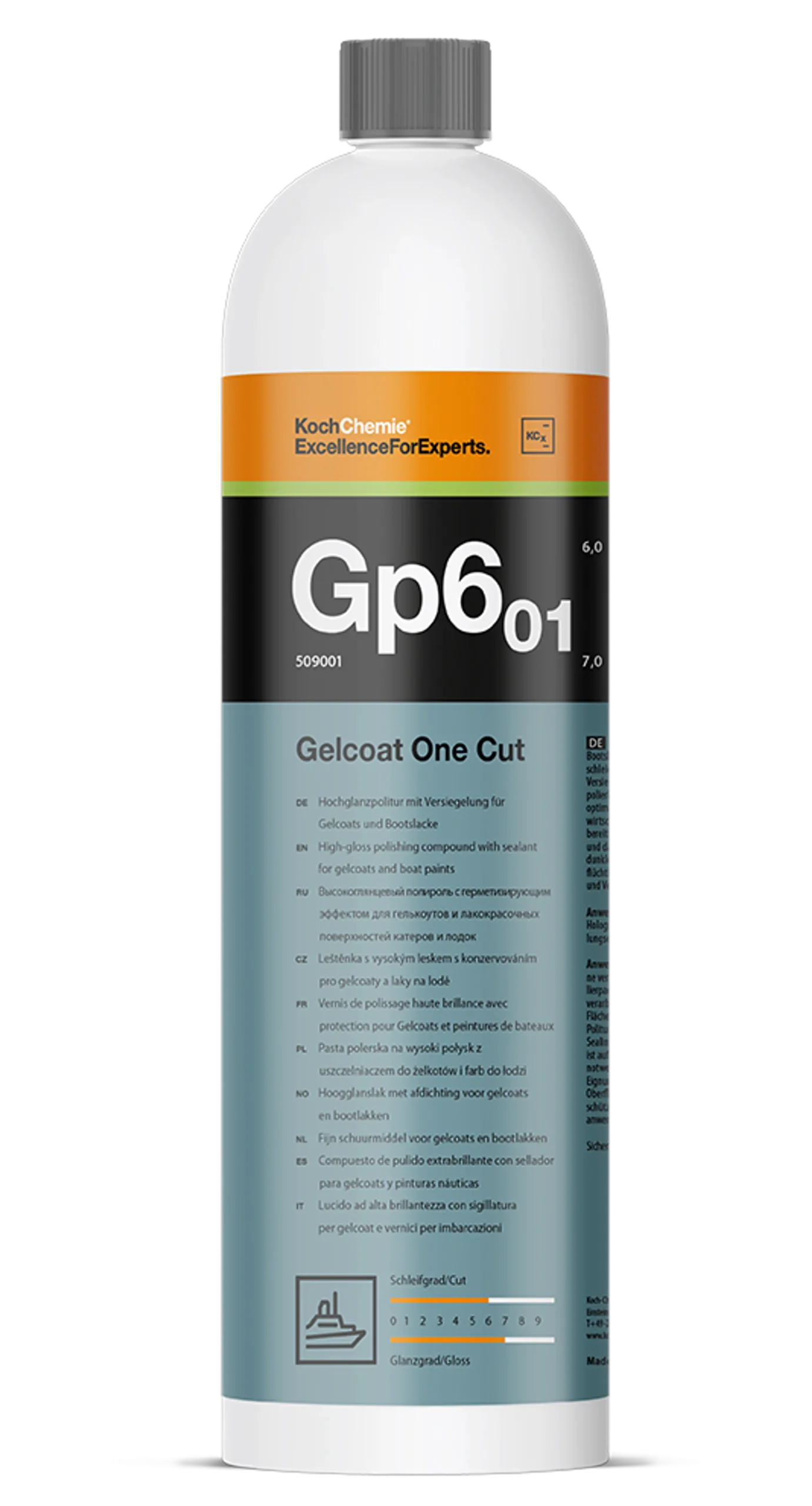 Koch Chemie Gelcoat One Cut Pasta de Pulido en 1 paso -1 litro