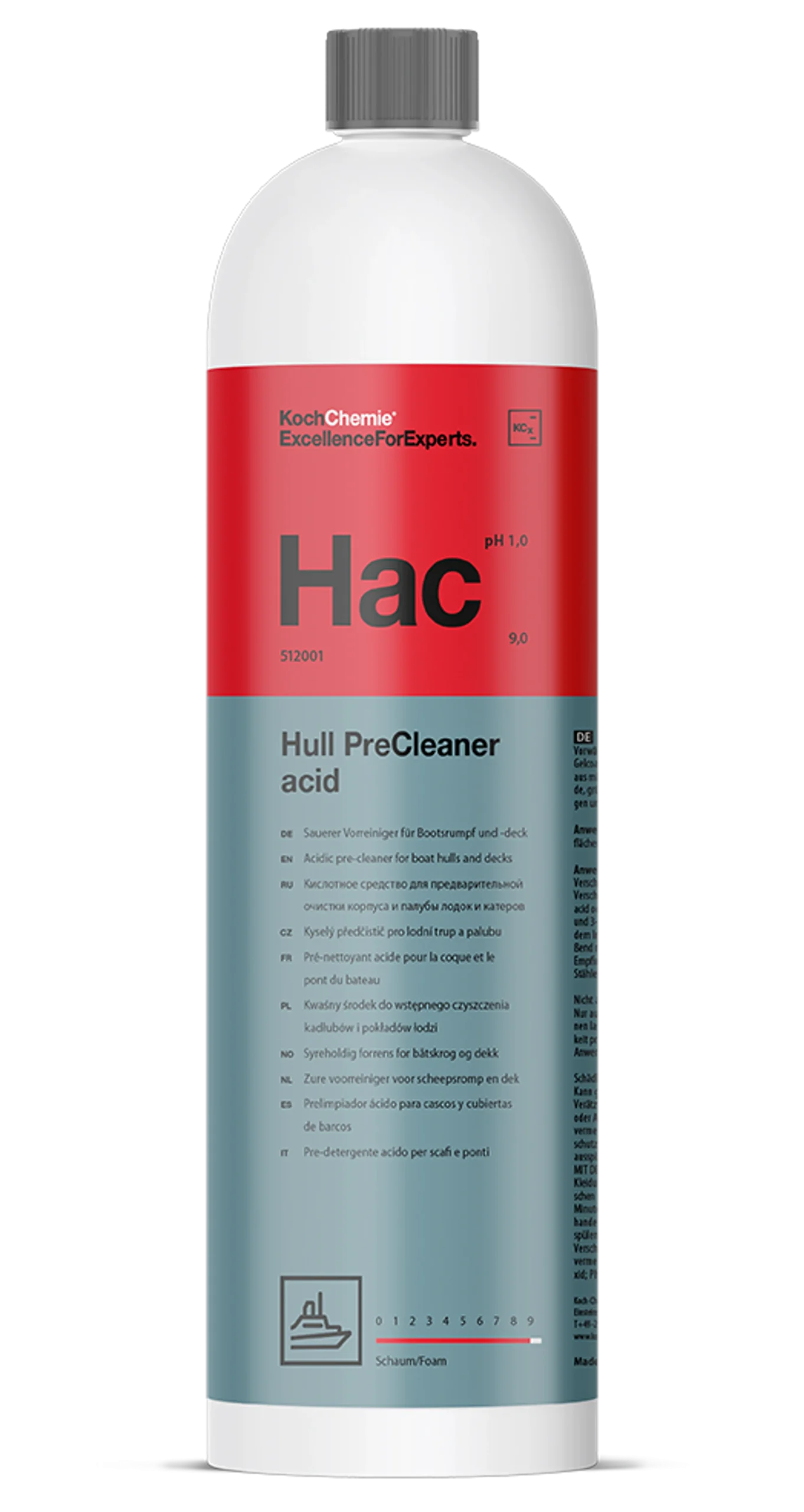Koch Chemie Hull PreCleaner Acid Prelimpiador Äcido - 1 Litro