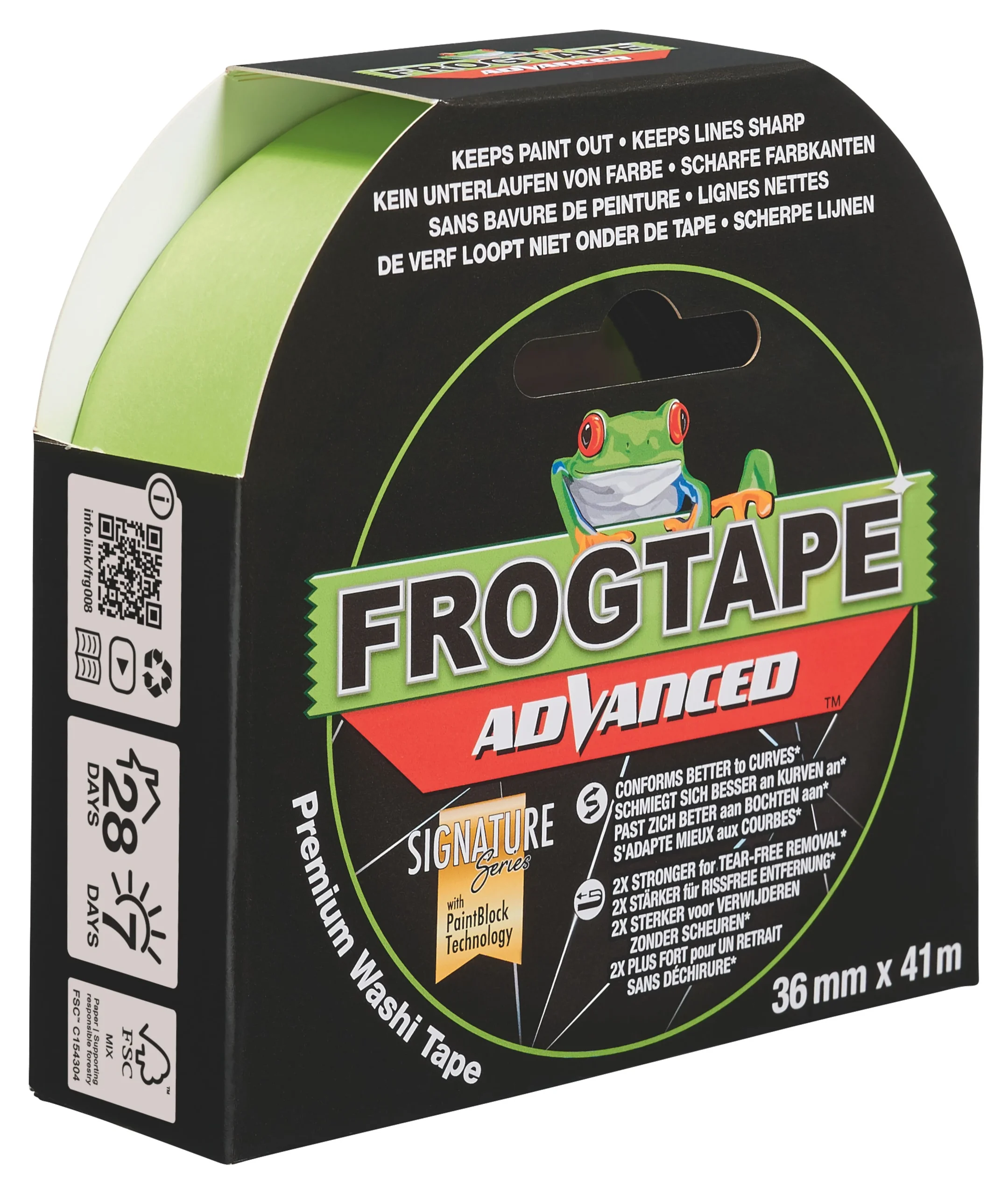 FrogTape Advanced Cinta 36mm - Por Rollo