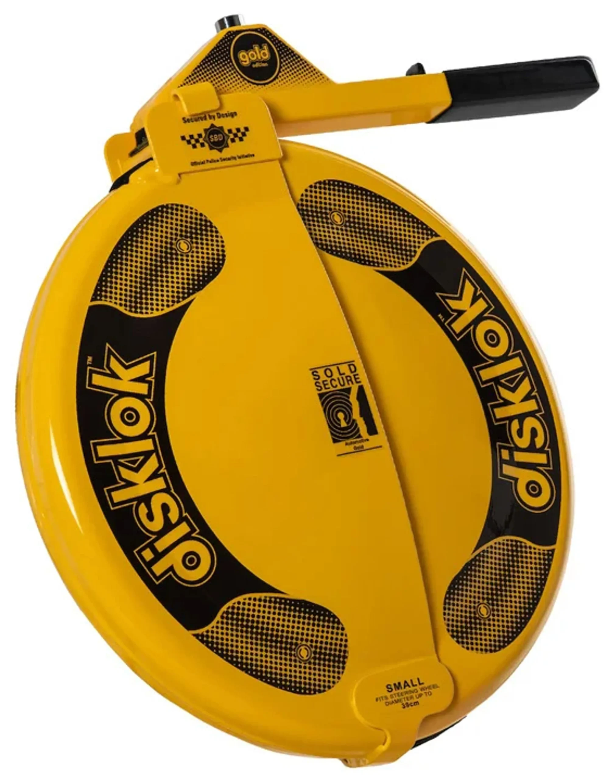 Disklok Bloqueo de Volante Oro para Coche - 35-39cm