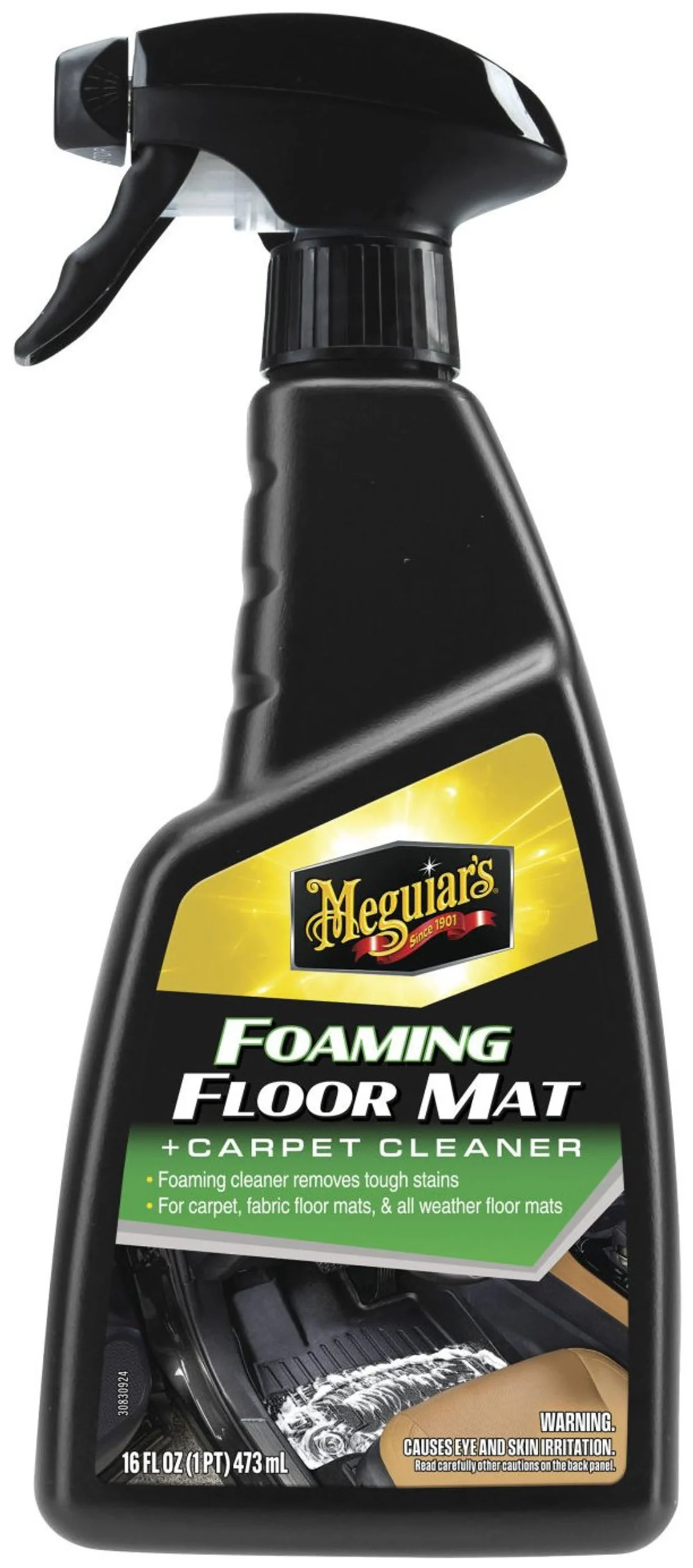 Meguiar's Foaming Floormat & Carpet Cleaner 473ml - Espuma Limpiadora de Alfombras y Tapicería