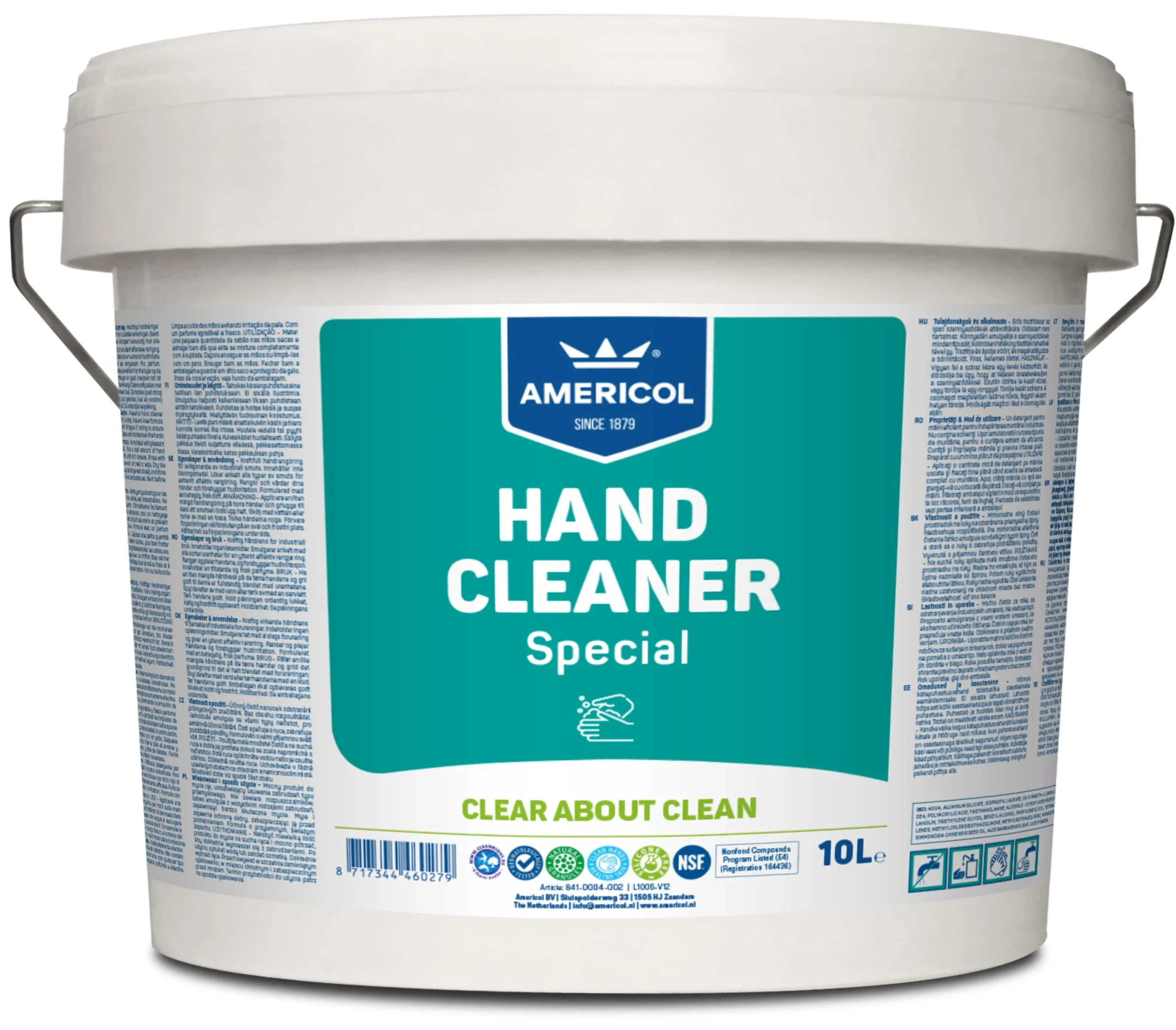 Americol Limpiador de Manos Especial Cubo 10 litros