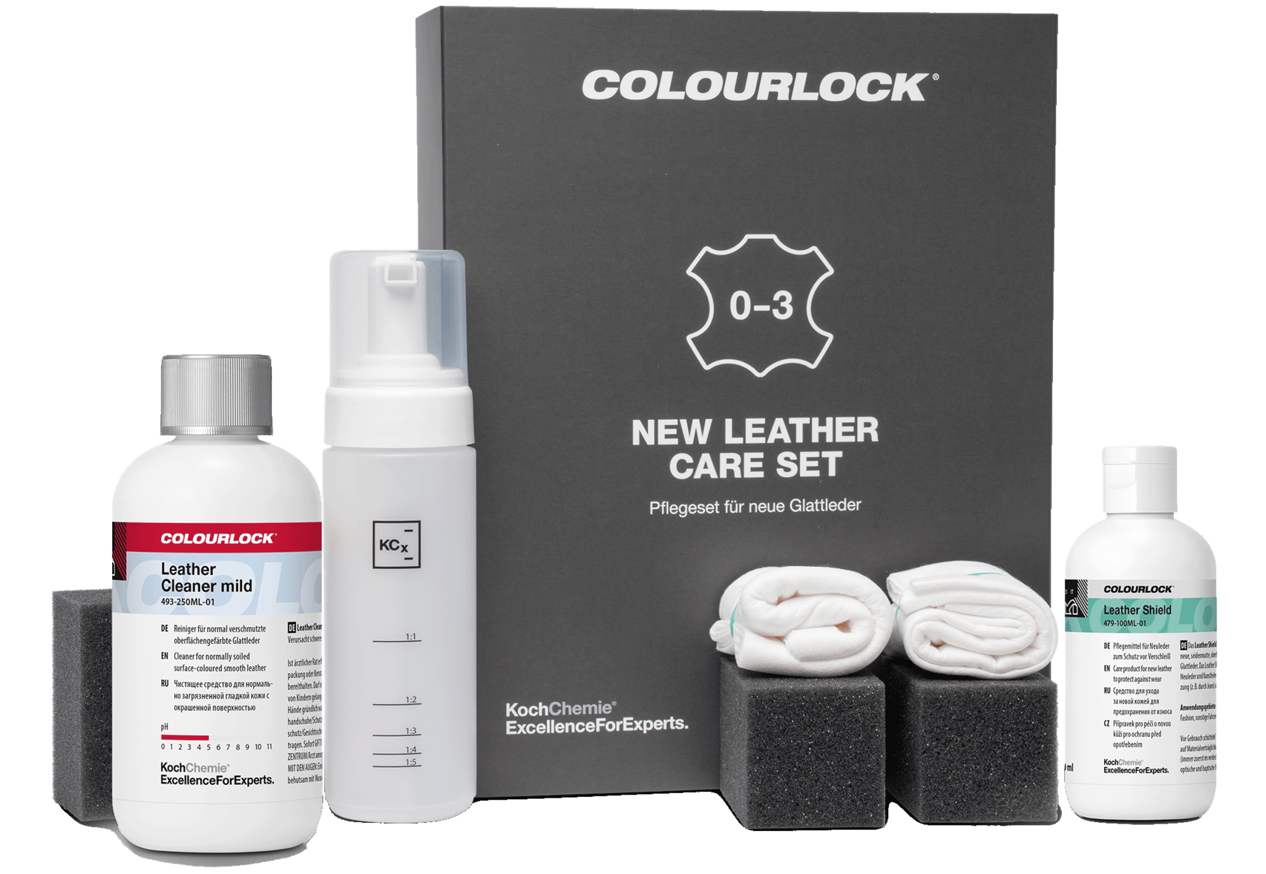 Kit de mantenimiento para cuero nuevo Colourlock
