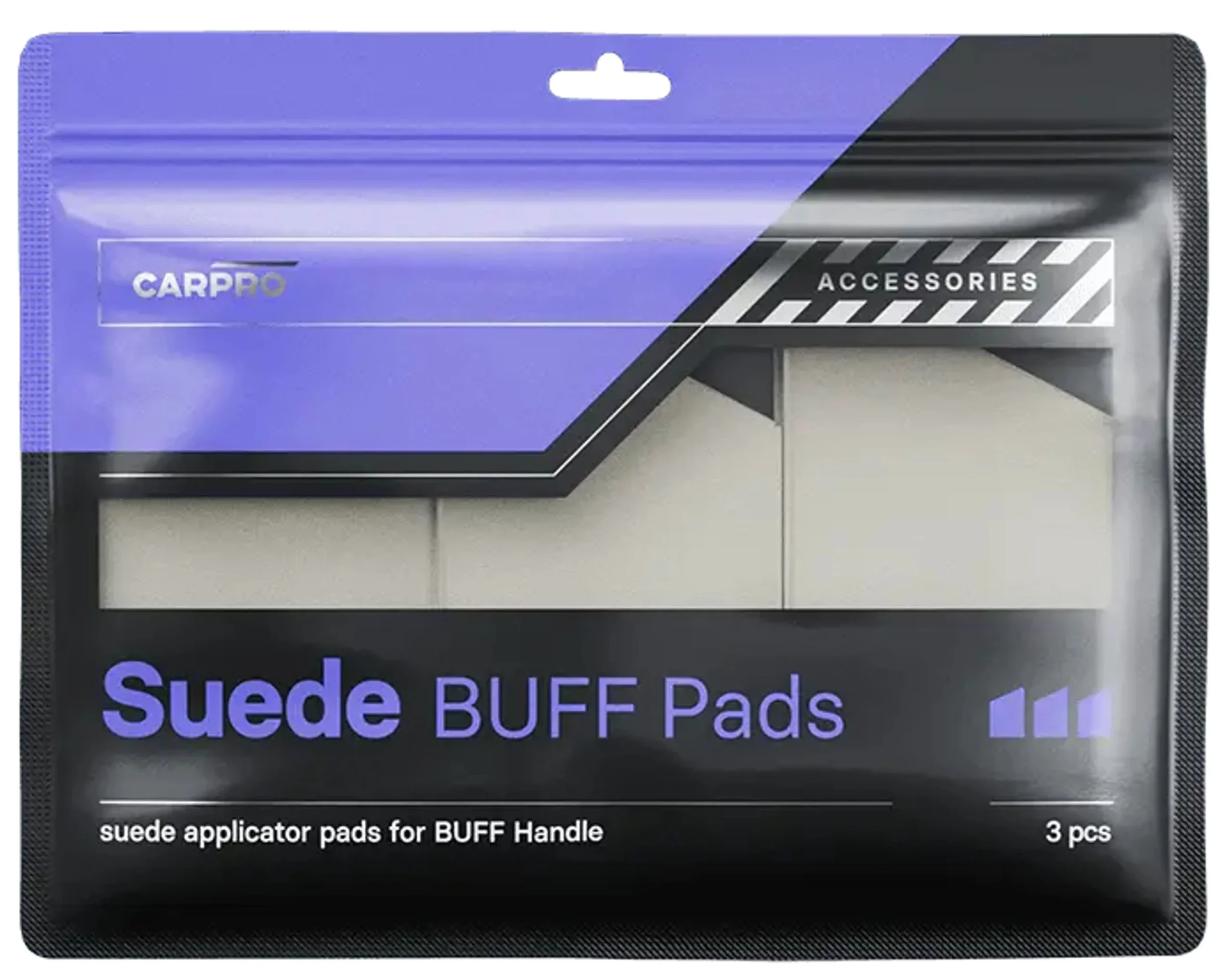 CarPro Suede Buff Pad - 3 piezas