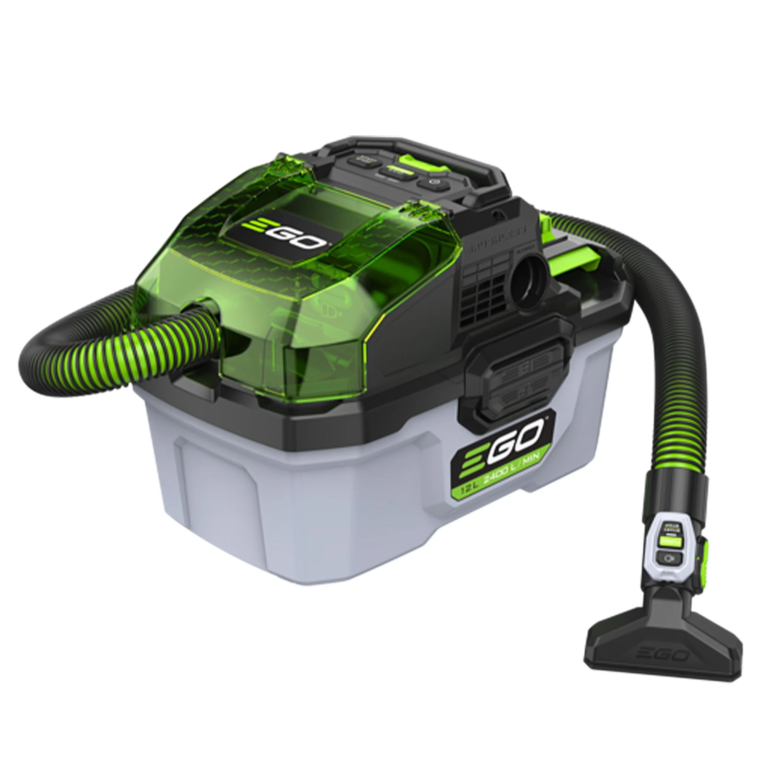 EGO WDV0300E Aspiradora a Batería en Seco y Húmedo - 12 litros
