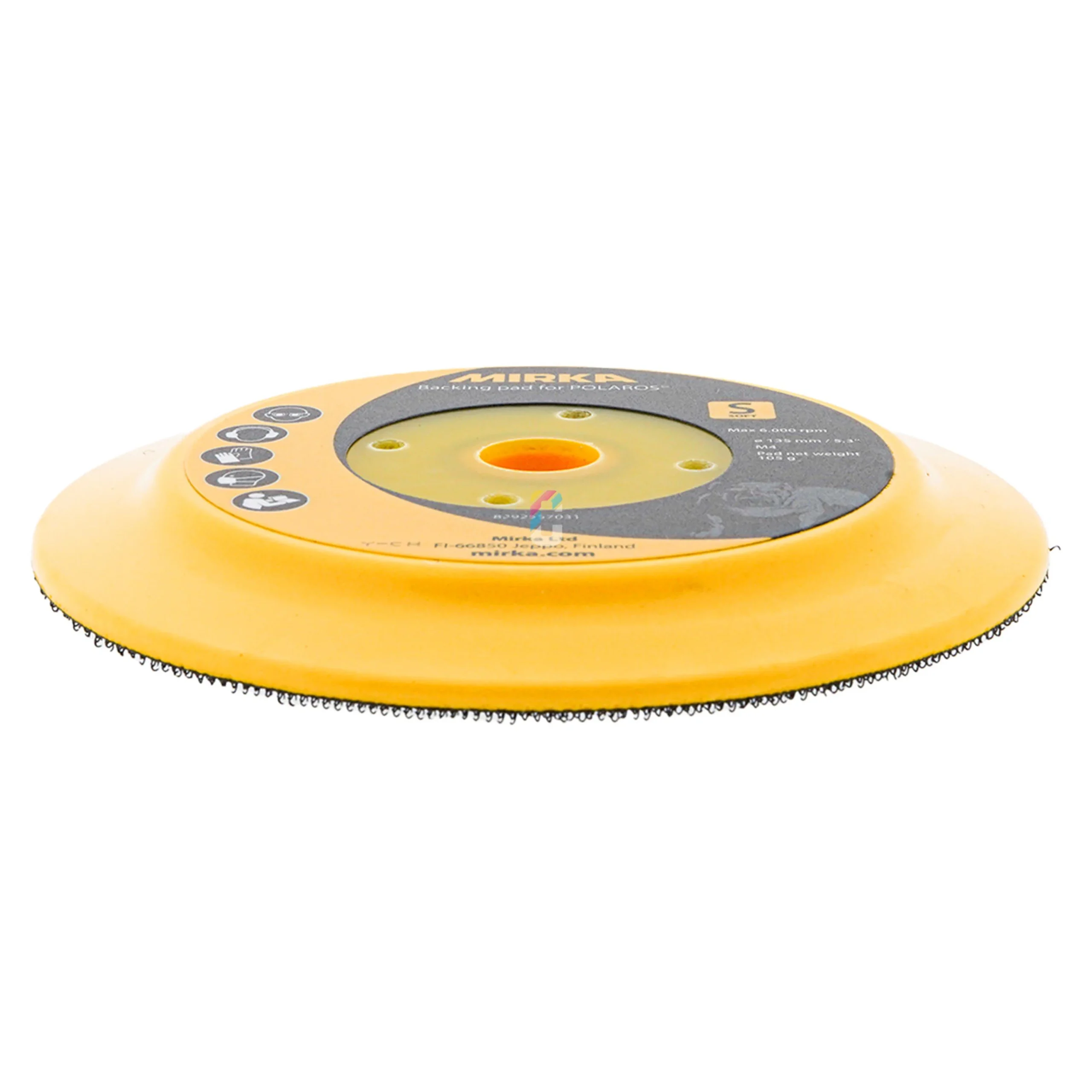 MIRKA POLAROS Disco de apoyo 130mm Blando - M4