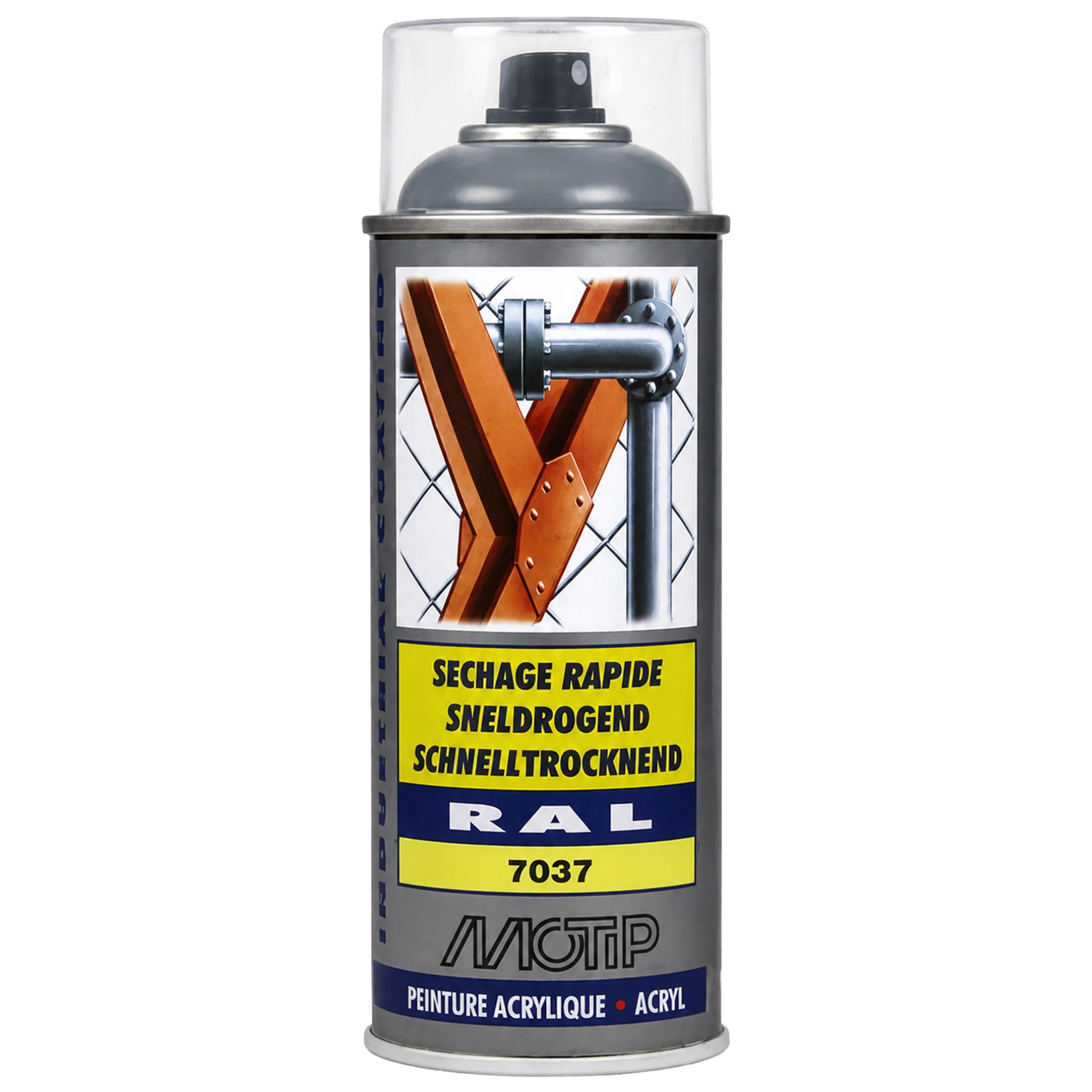 MoTip Industrial RAL7037 aerosol 400ml