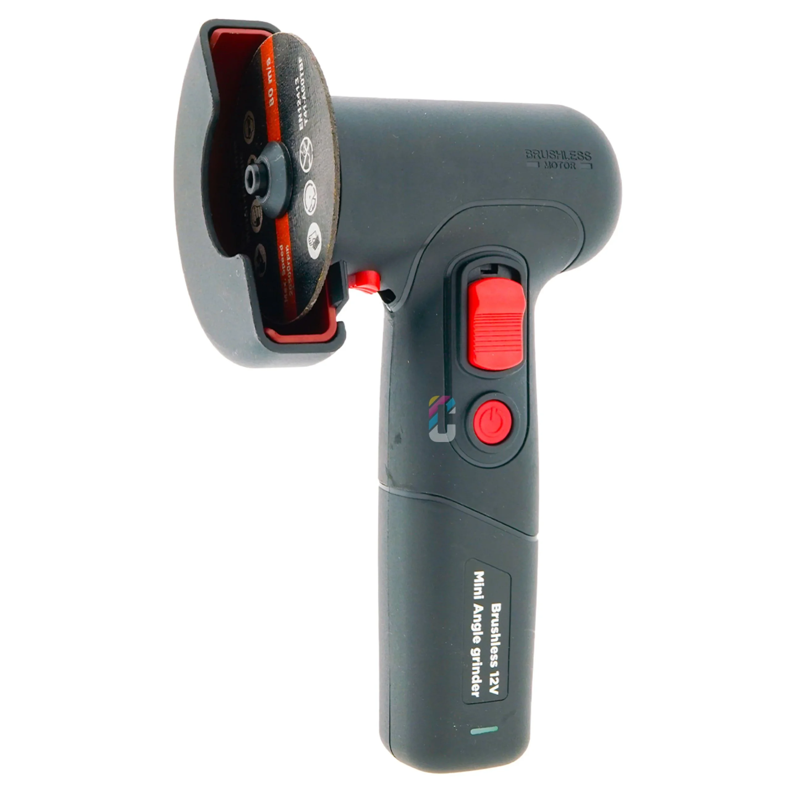 POWERHAND Mini Amoladora Angular a Batería de 12 Voltios