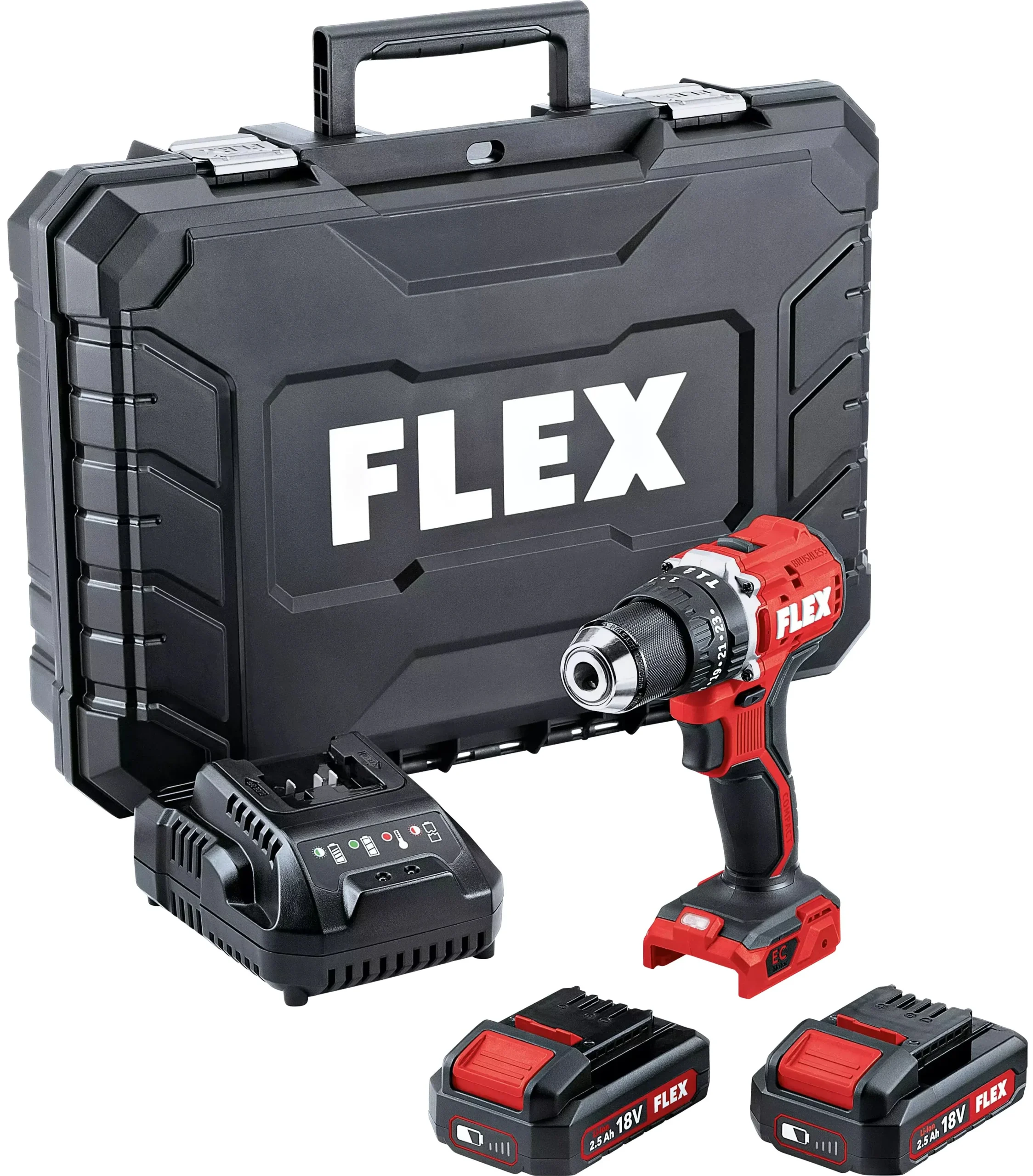 FLEX PD 2G 18.0-EC LD/2.5 Set Taladro atornillador de impacto