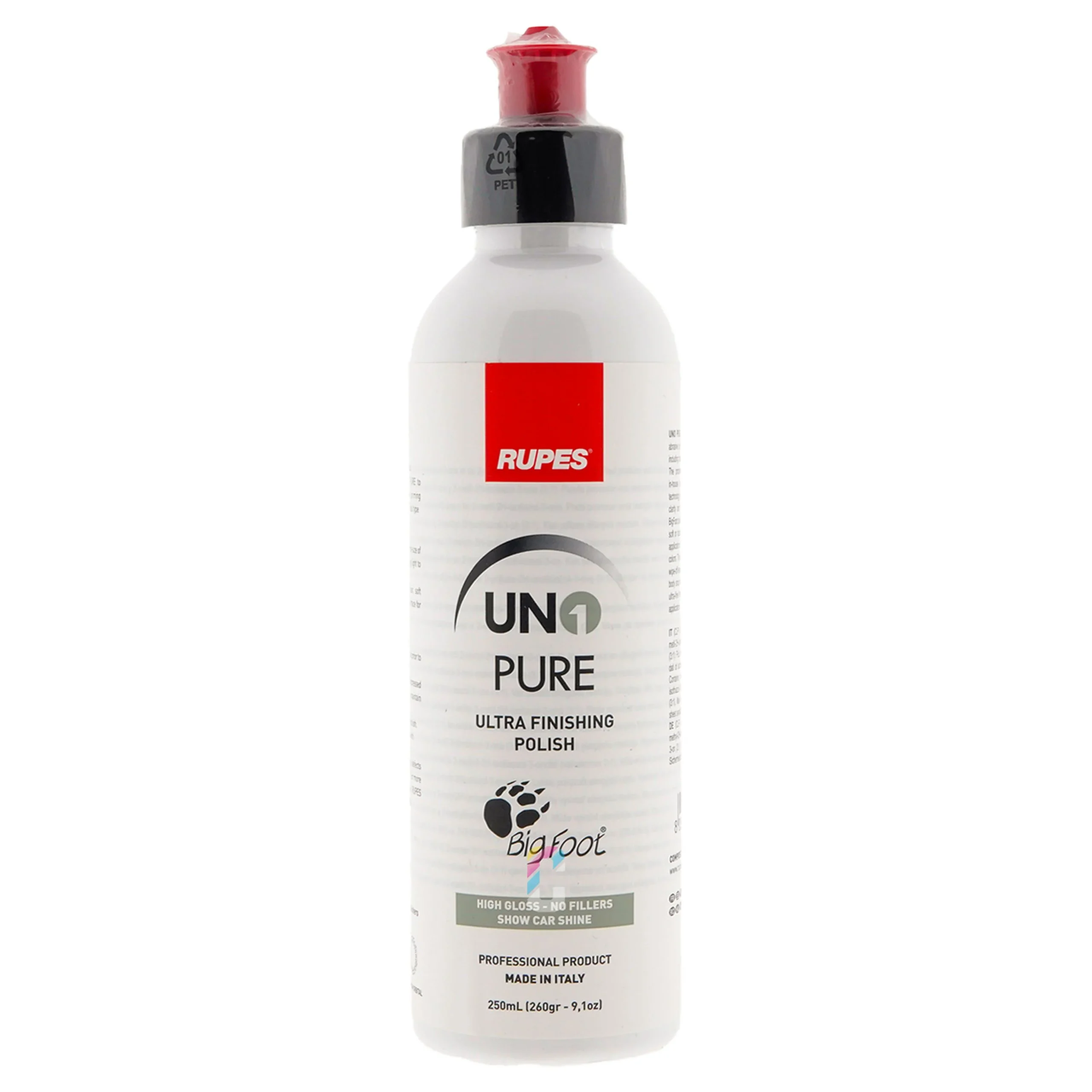 RUPES UNO PURE Compuesto de Pulido de Alto Brillo - 250ml