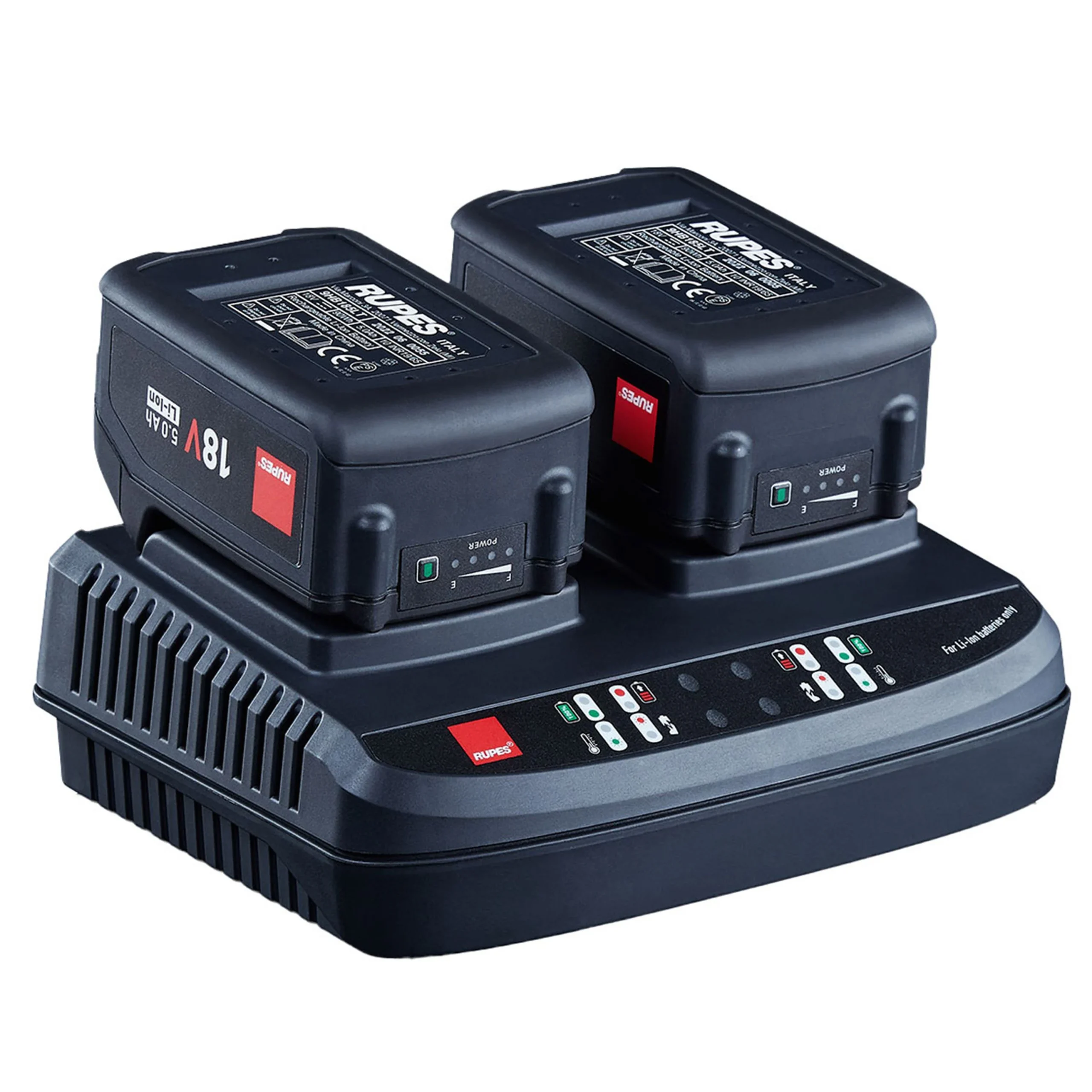 RUPES Cargador 100-230V 50-60Hz Enchufe 18V