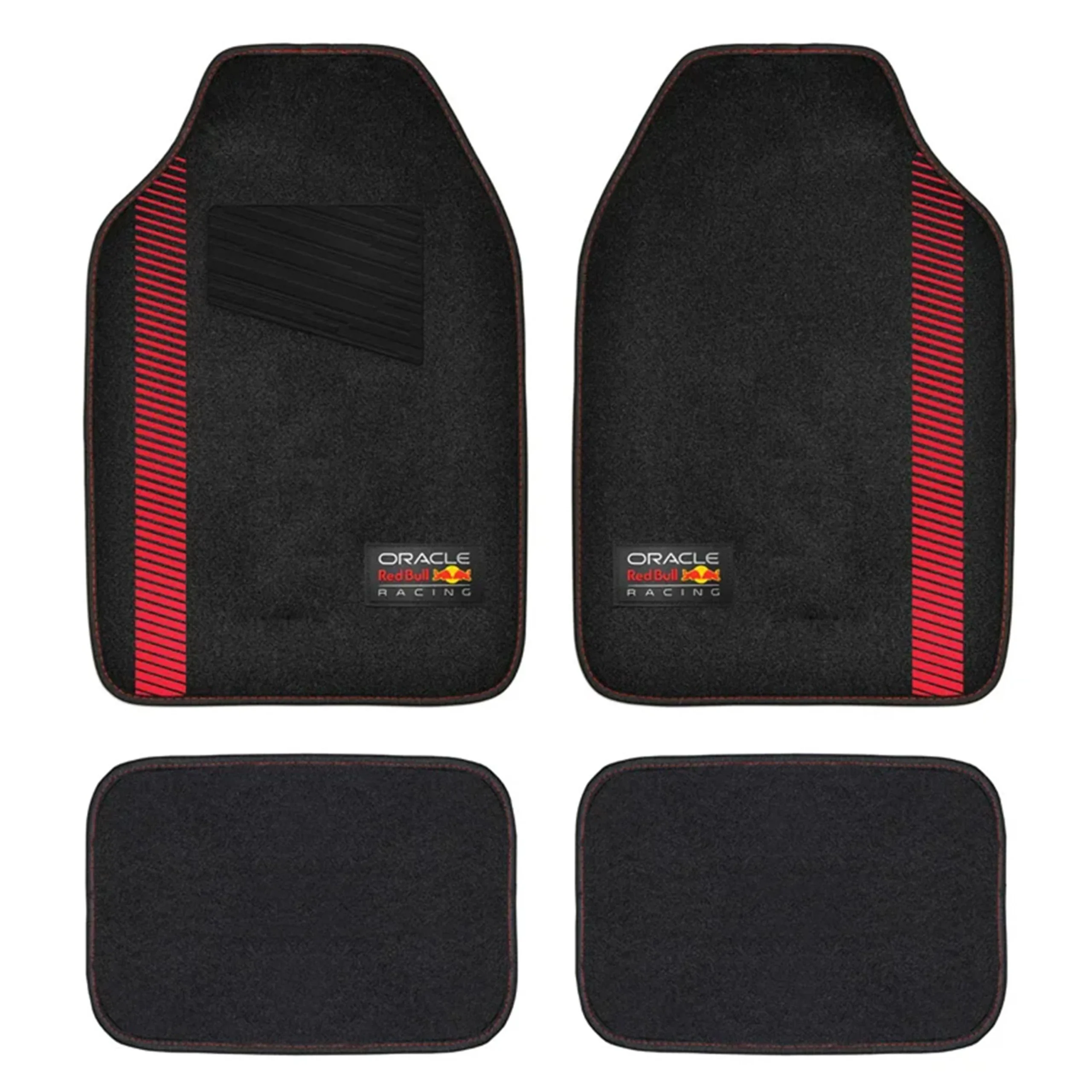 Red Bull Racing Juego de alfombrillas para automóvil Rojo Negro 4 piezas