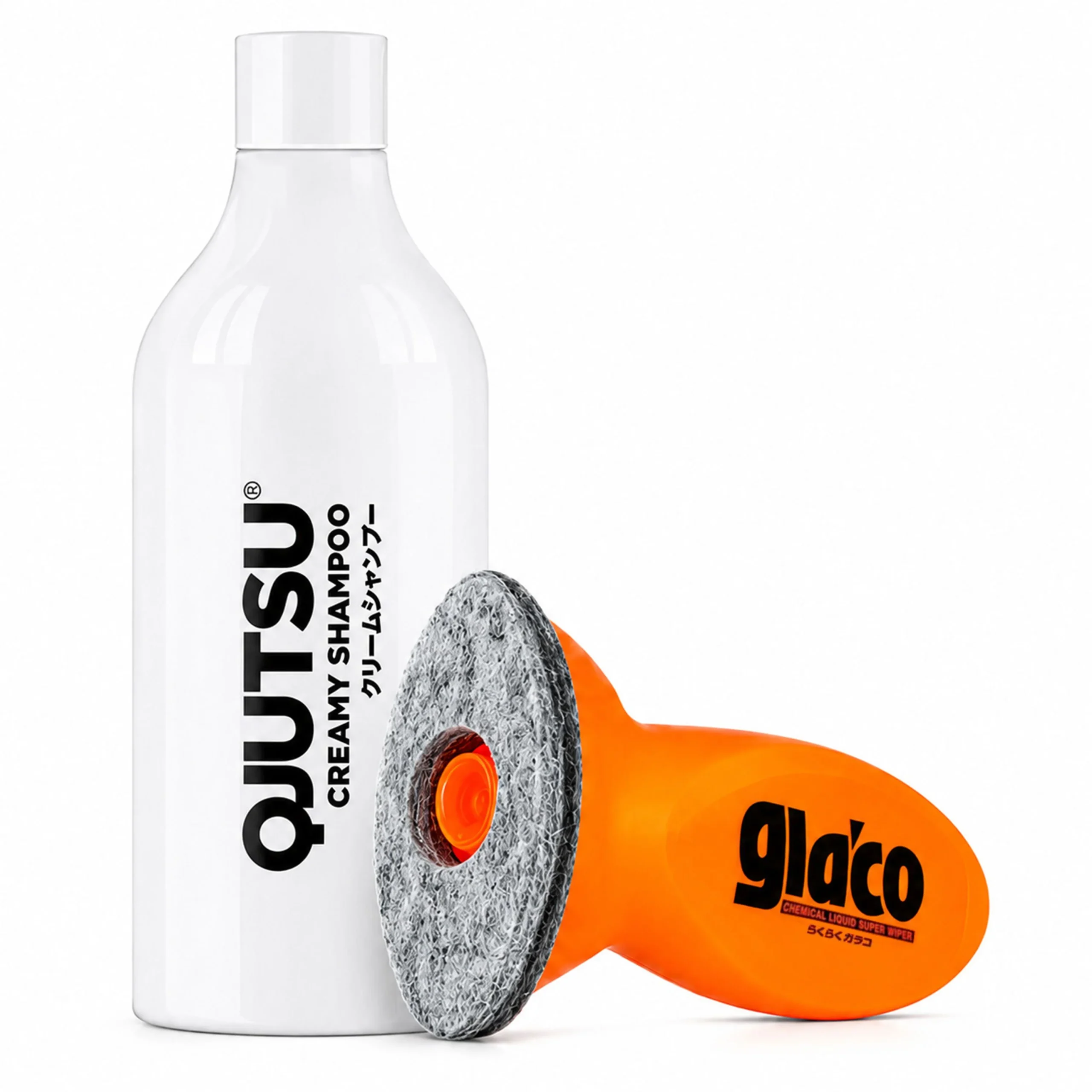 Soft99 Glaco QAD + Soft99 Qjutsu Champú cremoso para autos