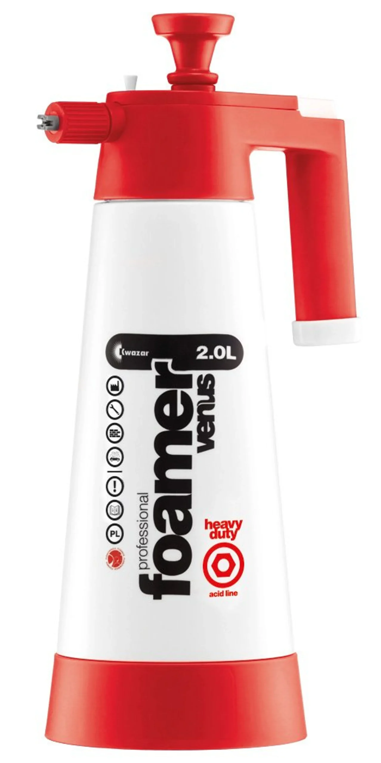 Kwazar Venus Super Foamer HD- Espumador Resistente a Ácidos - 2 litros
