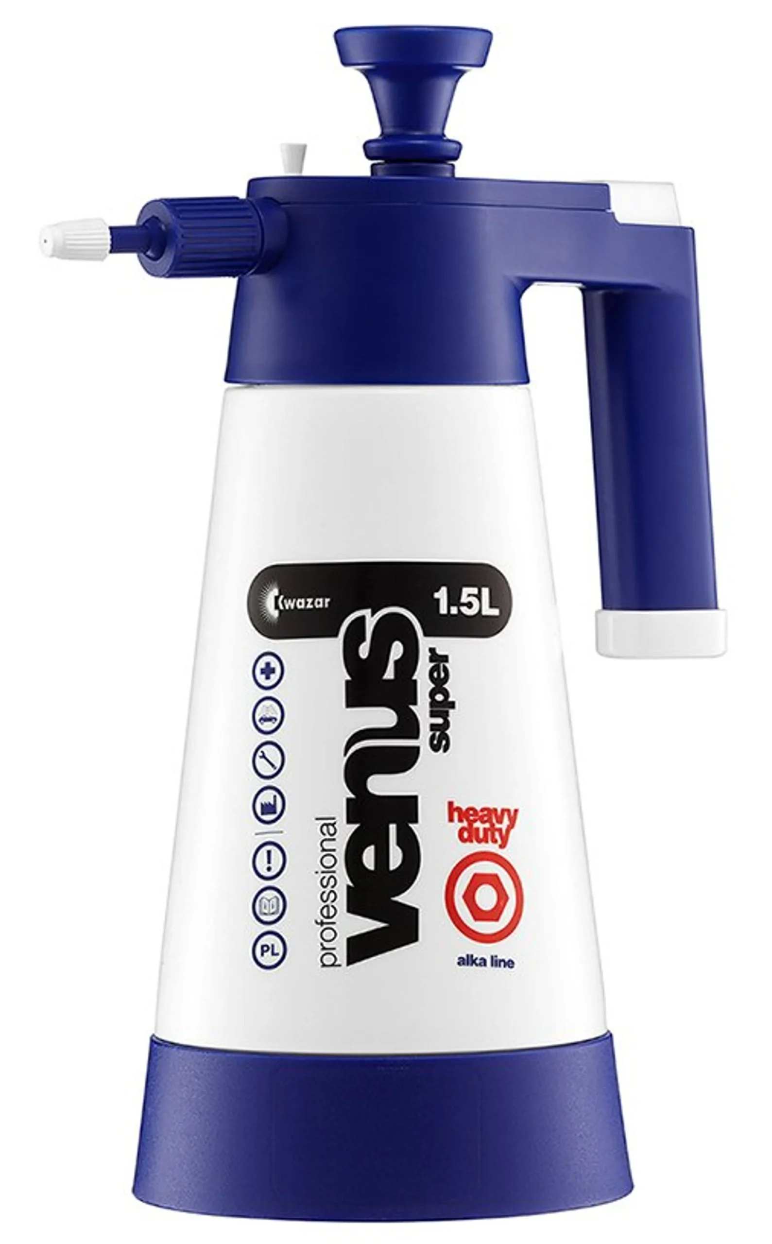 Kwazar Venus Super HD Pulverizador a presión Alcalino - 1,5 litros