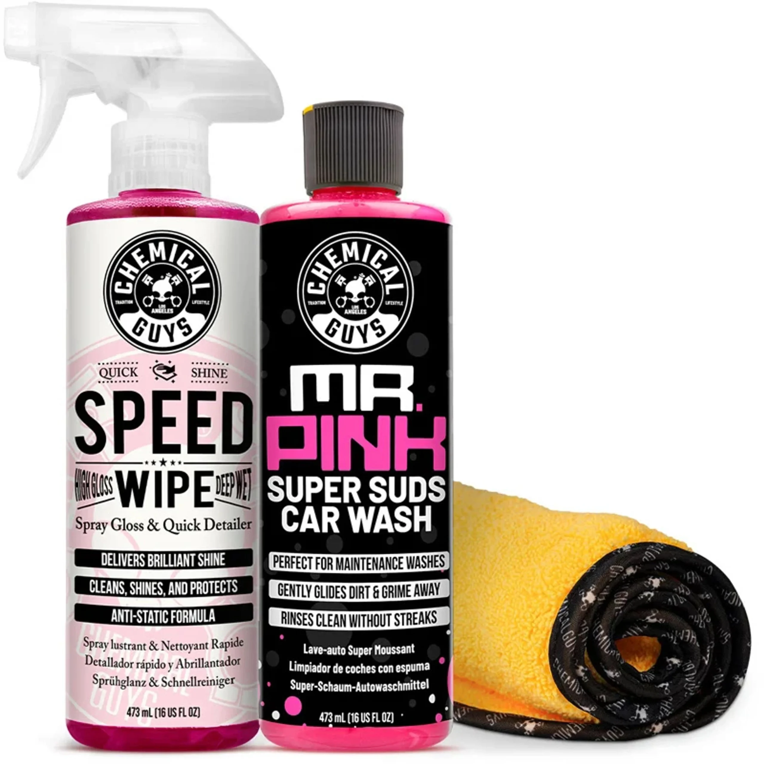 Chemical Guys Kit Esencial para Detallado Rápido de Autos