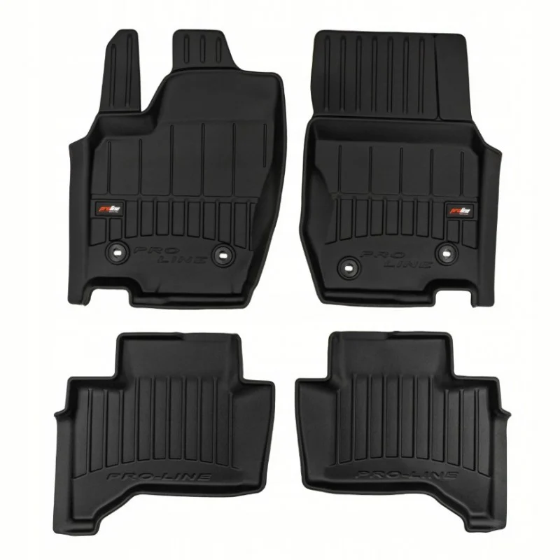 Alfombrillas 3D de goma para Toyota Land Cruiser 5 puertas, J300 (2020 - 2024) - ProLine®