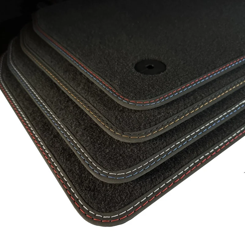 Alfombrillas Dual Line doble hilo a medida para Fiat 600 Híbrido (2024 - )