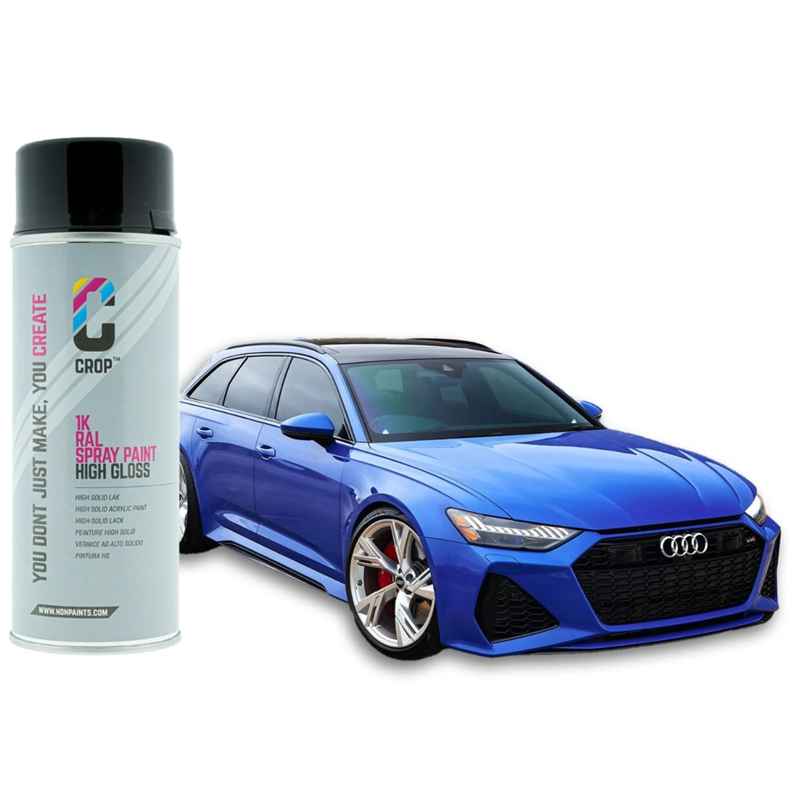 CROP Audi Z5M Nogaro Azul RS Pintura Coche Aerosol 400ml