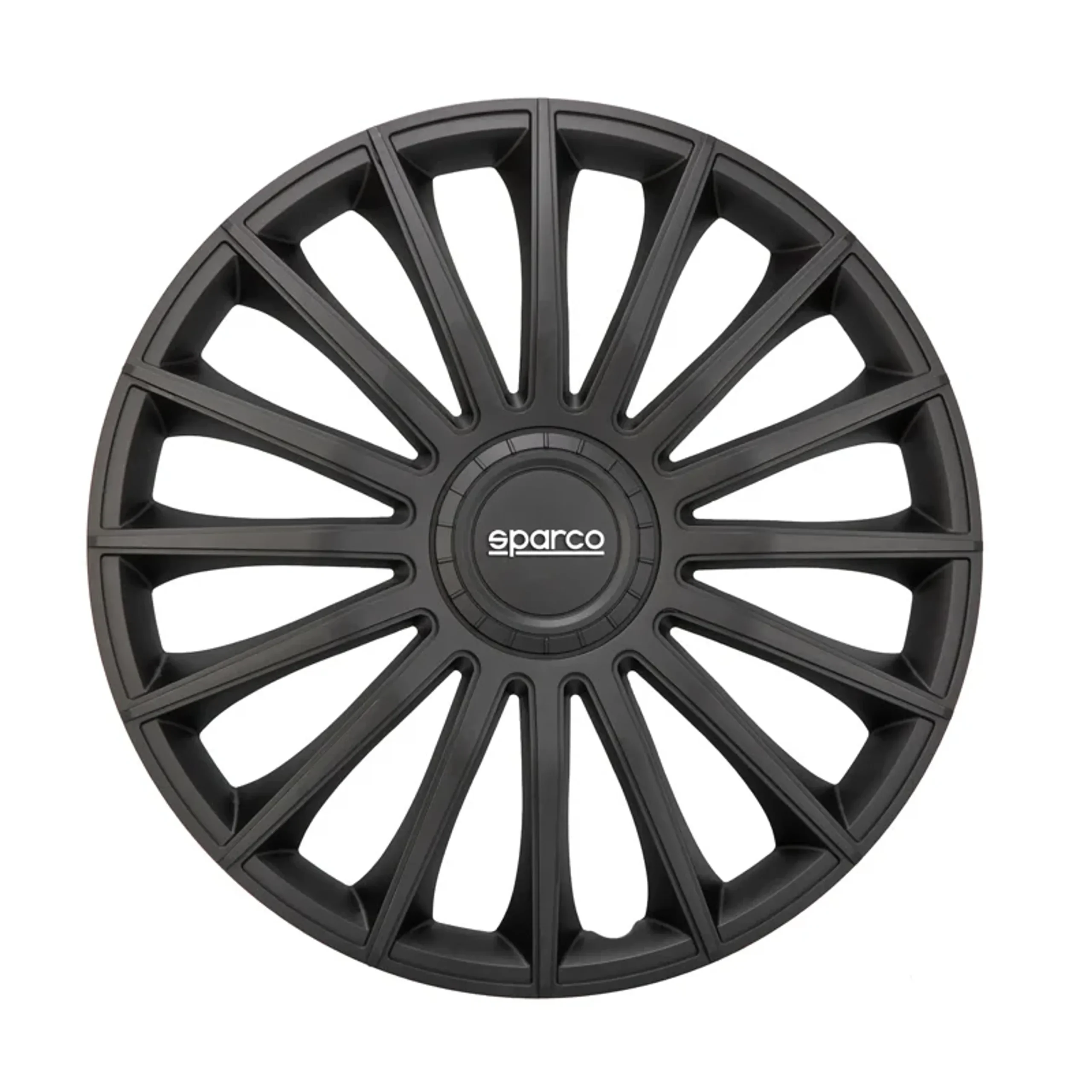 Sparco Tapacubos Treviso 14 pulgadas Negro - 4 piezas