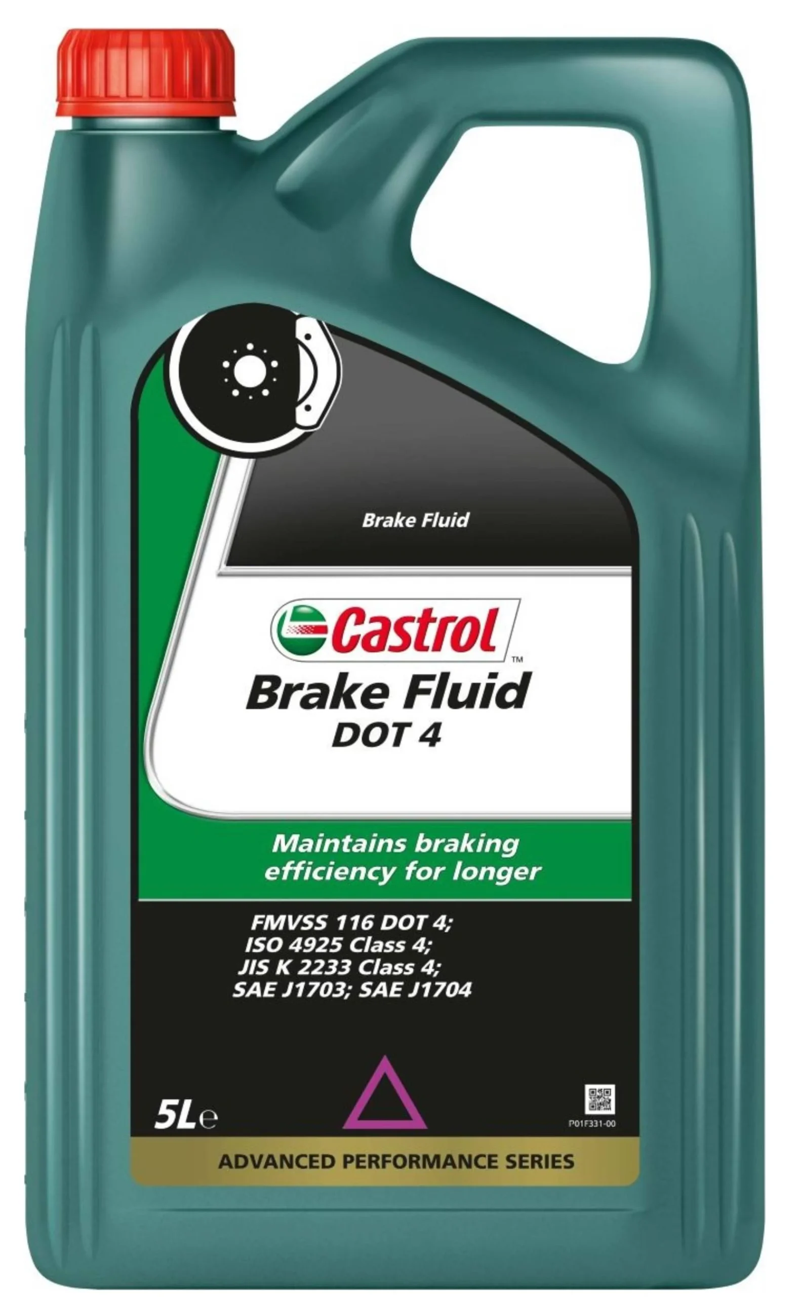 Castrol Brake Fluid DOT4 Líquido de Frenos - 5 litros