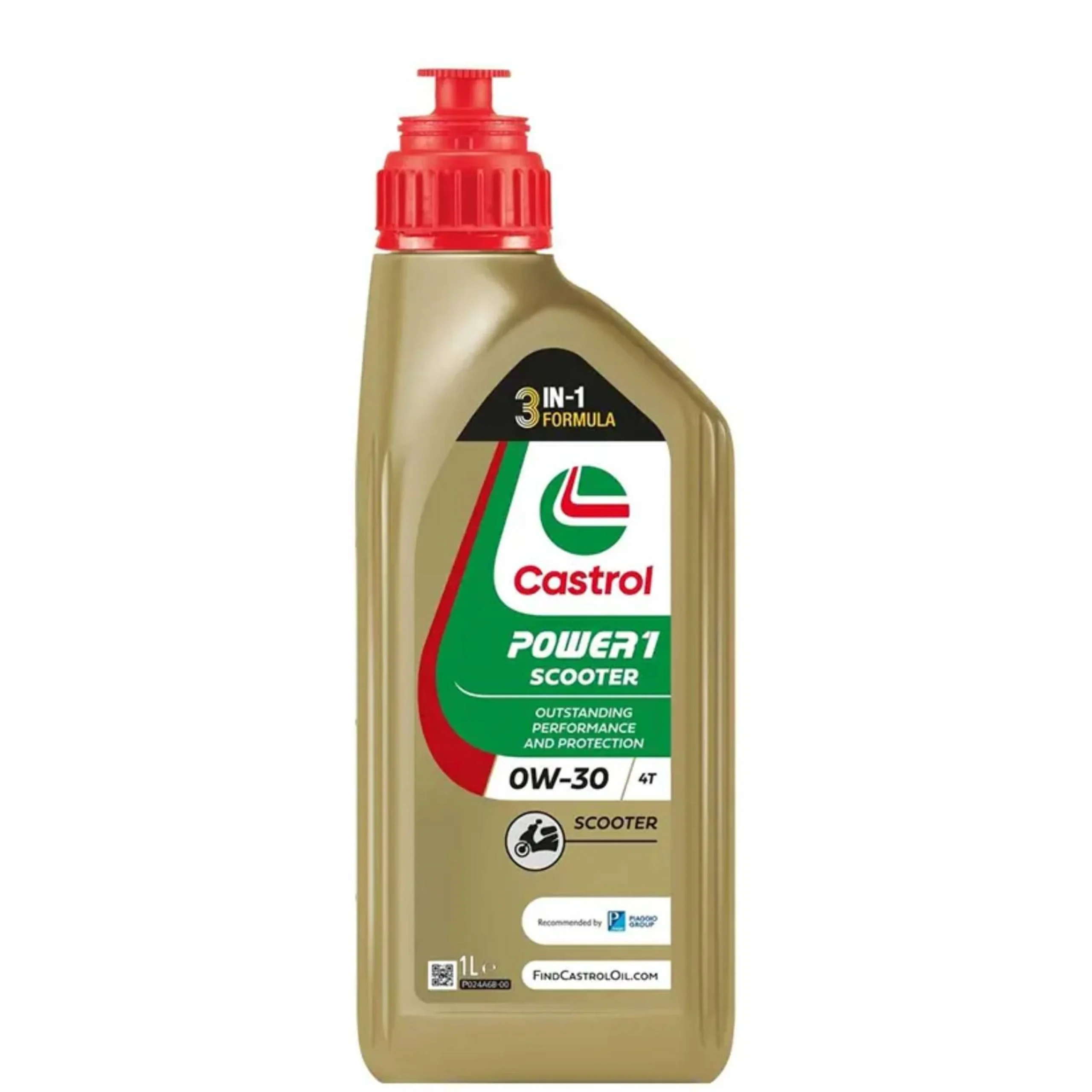 Castrol Power RS Scooter Aceite de 4 tiempos 0w30 - 1 litro