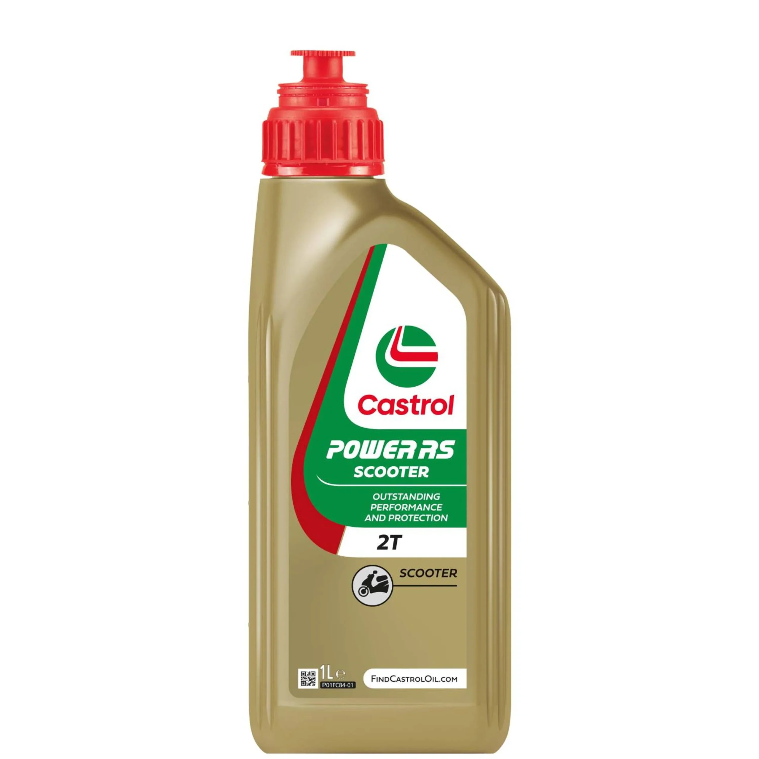 Castrol Power RS Scooter Aceite para Motocicleta de 2 tiempos - 1 litro