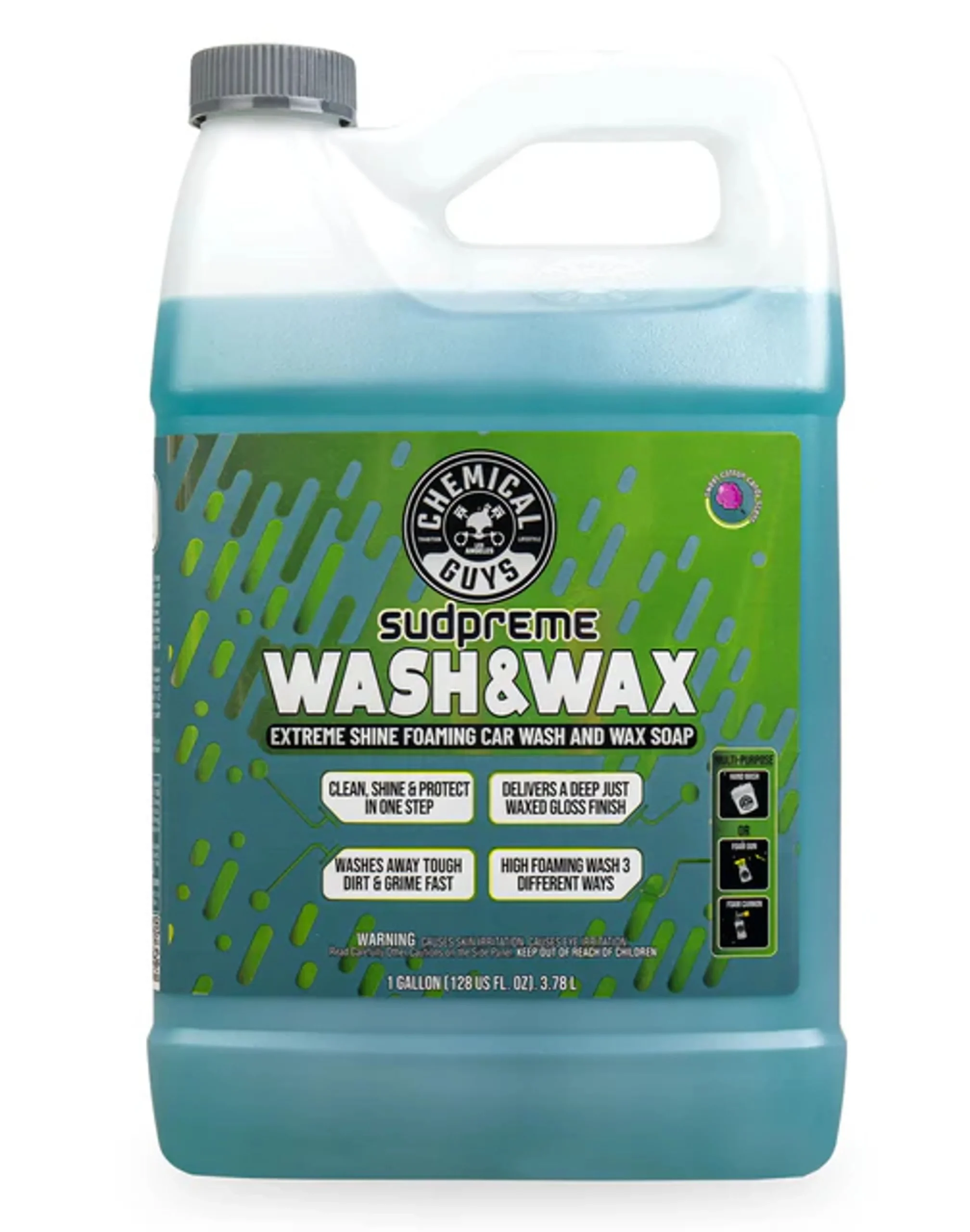 Chemical Guys Sudpreme Wash & Wax Champú y Cera 1,89 litro