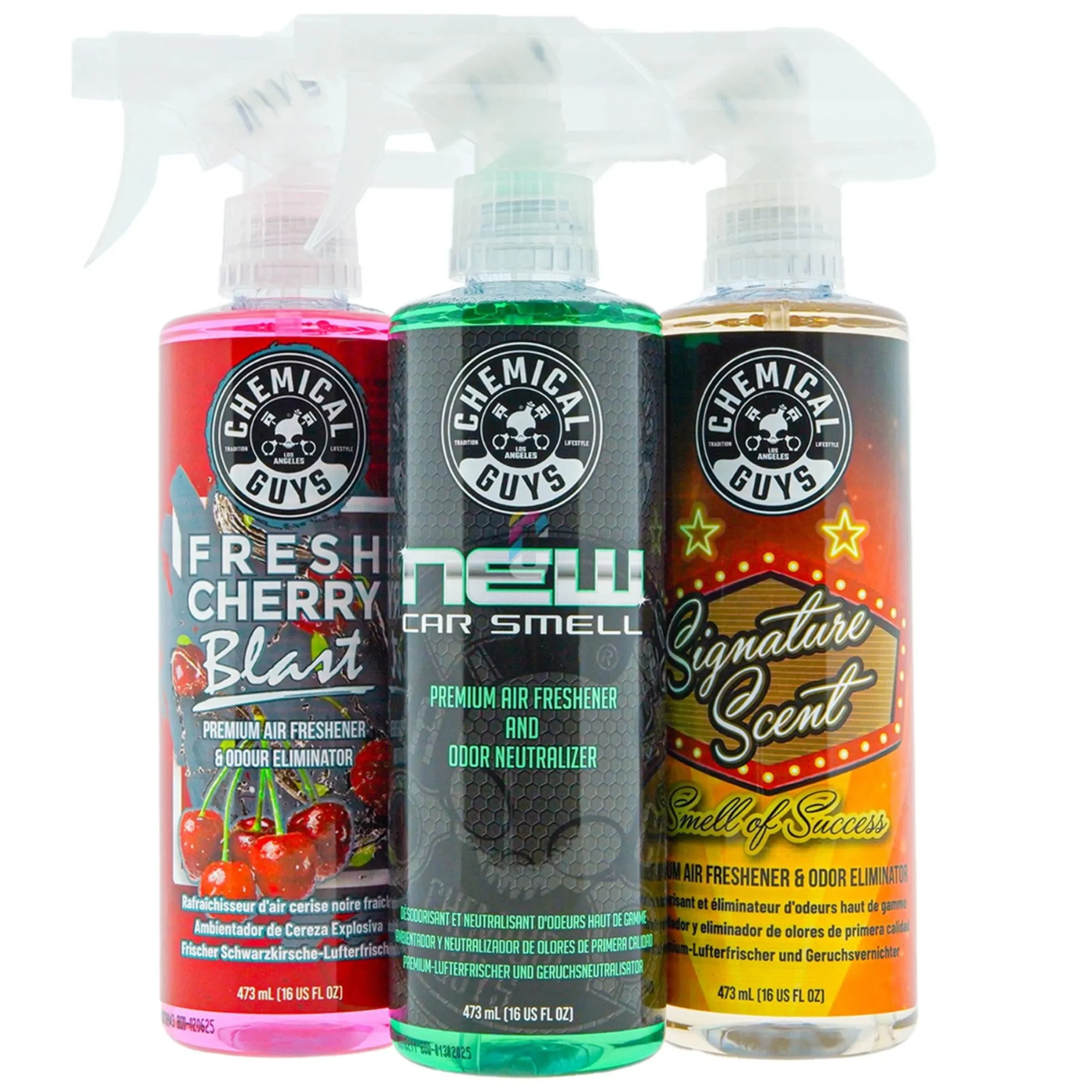 Chemical Guys Set Ambientador Coche - 3x 473ml