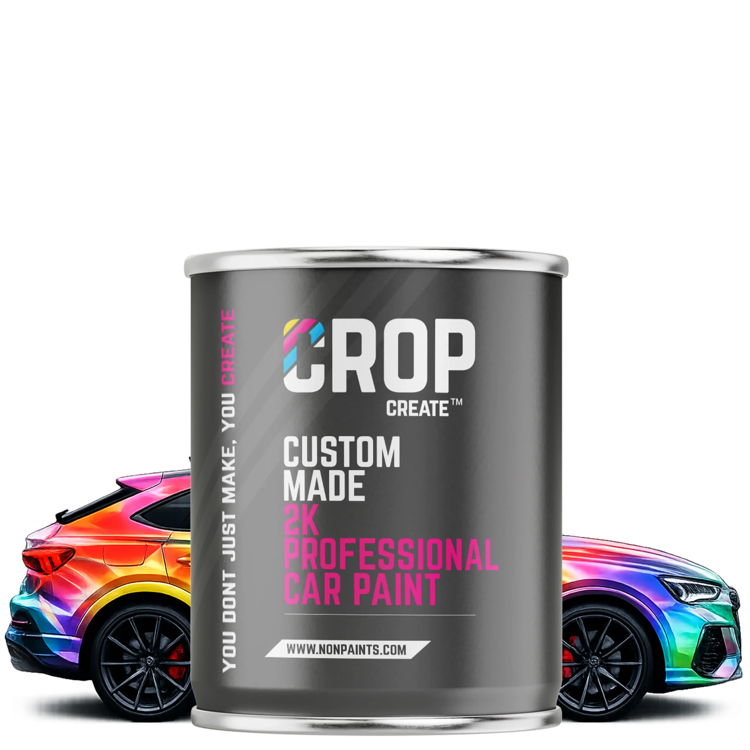 CROP 2K Pintura de Coche en Lata en cualquier color - Semibrillante - 100ml