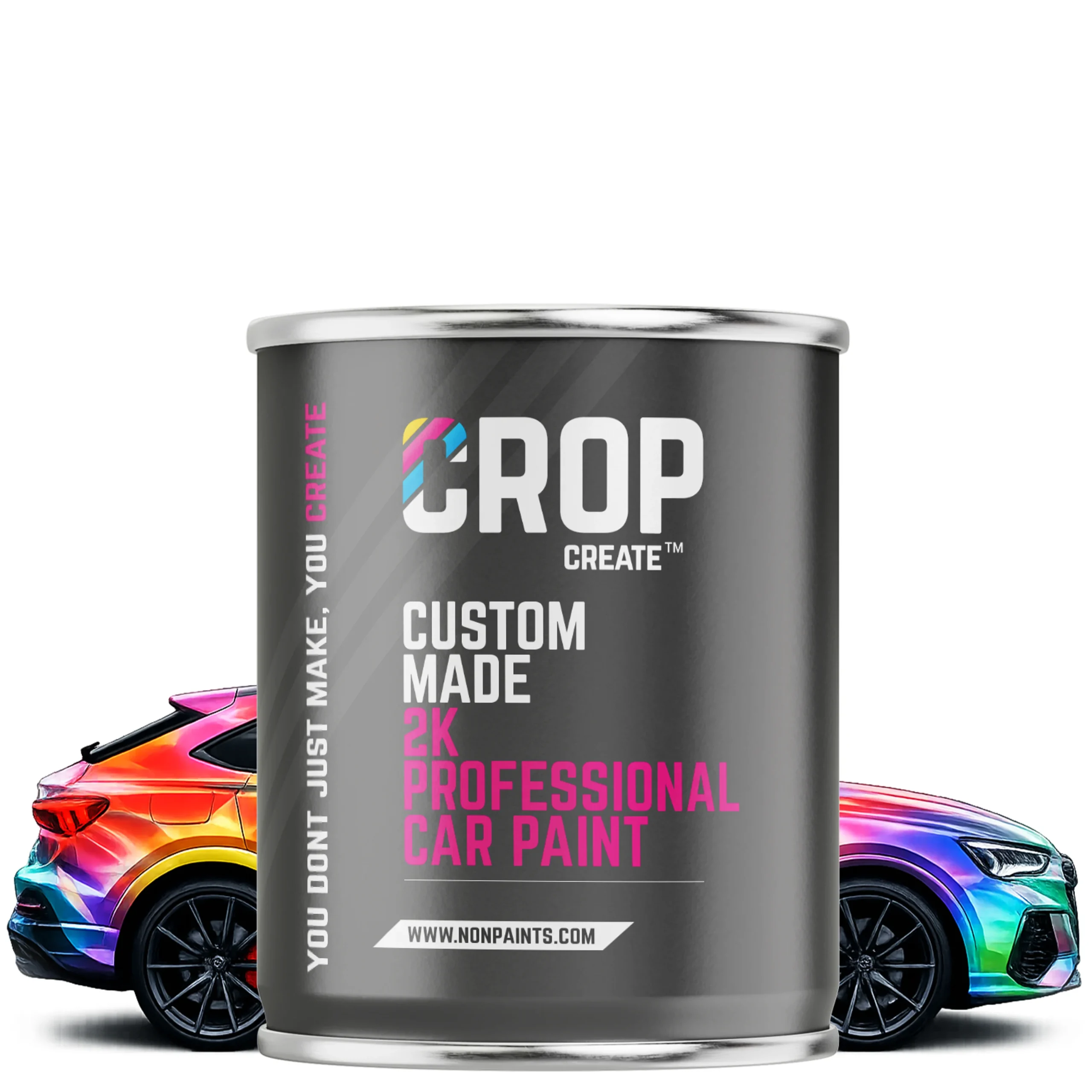 CROP 2K Pintura de Coche en Lata en cuaqluer color - Ultra Mate - 500ml