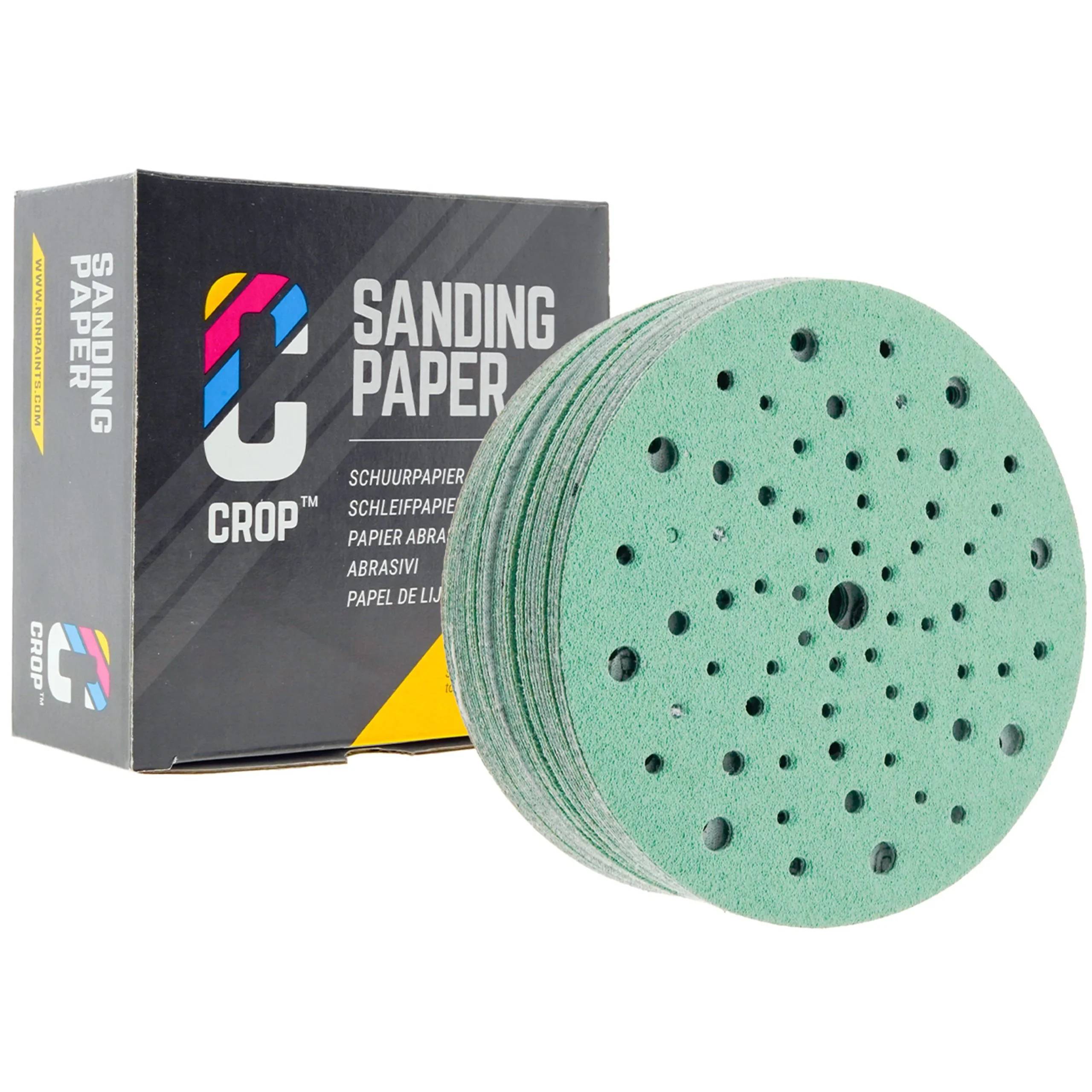 CROP GreenX Discos de Lijado de 150mm grano 3000 - 50 unidades