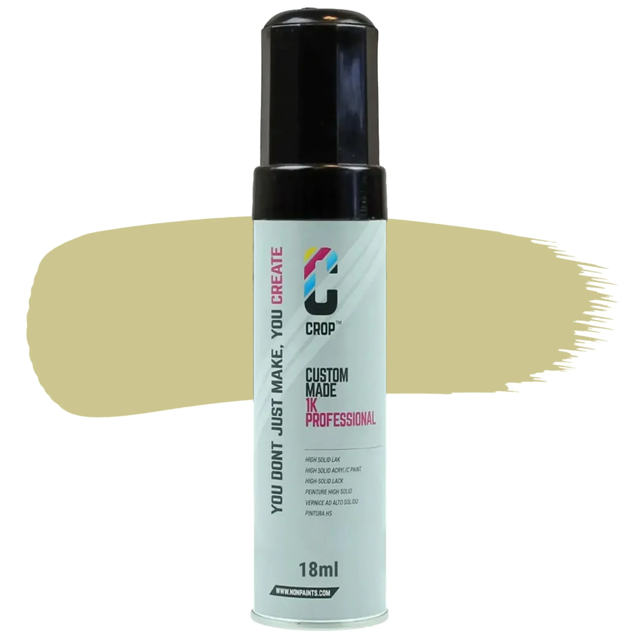 CROP Lápiz de retoque Verde Beige RAL 1000 Alto brillo - 18ml