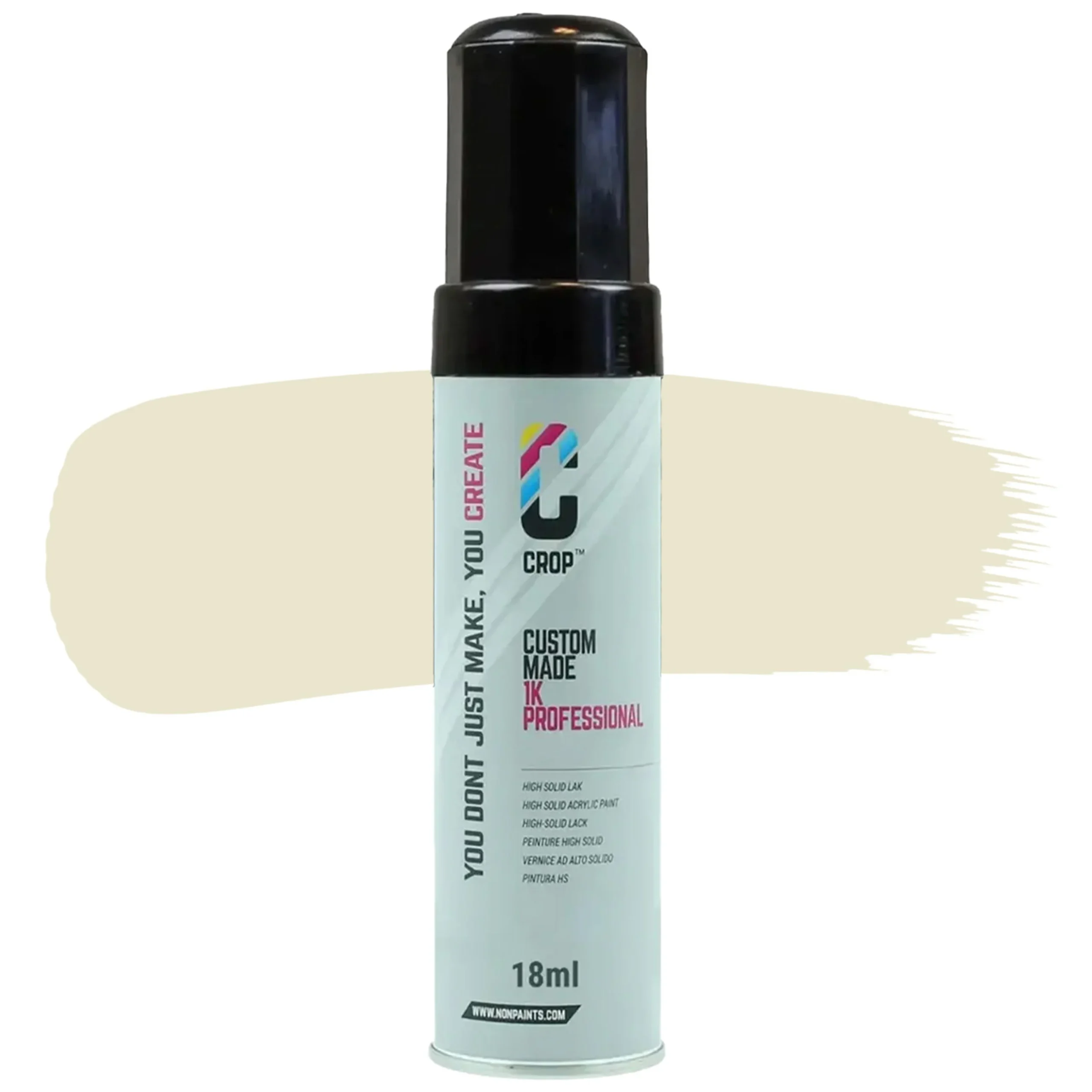 CROP Lápiz de retoque Blanco perla RAL 1013 Alto brillo - 18ml
