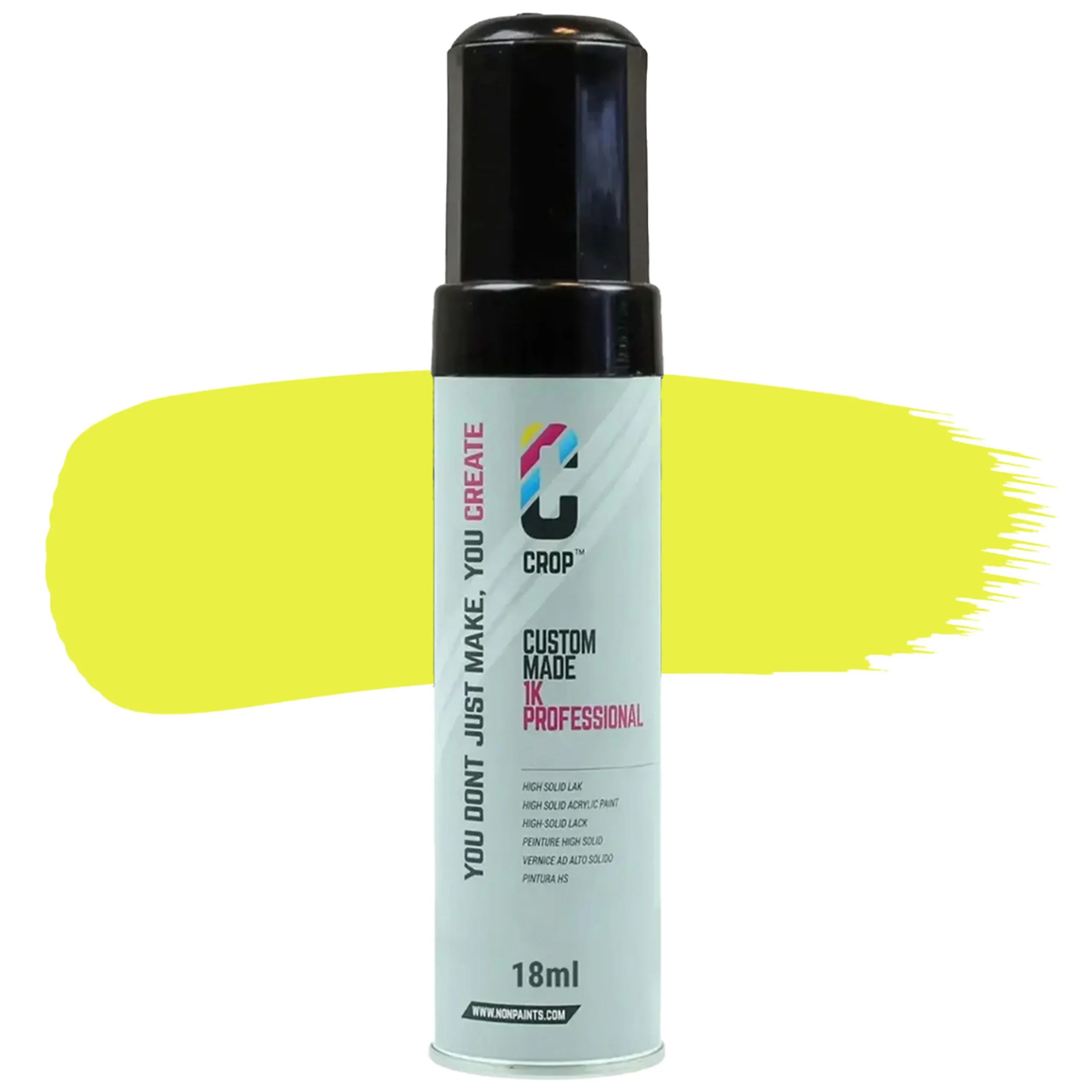 CROP Lápiz de retoque Amarillo azufre RAL 1016 Mate - 18ml