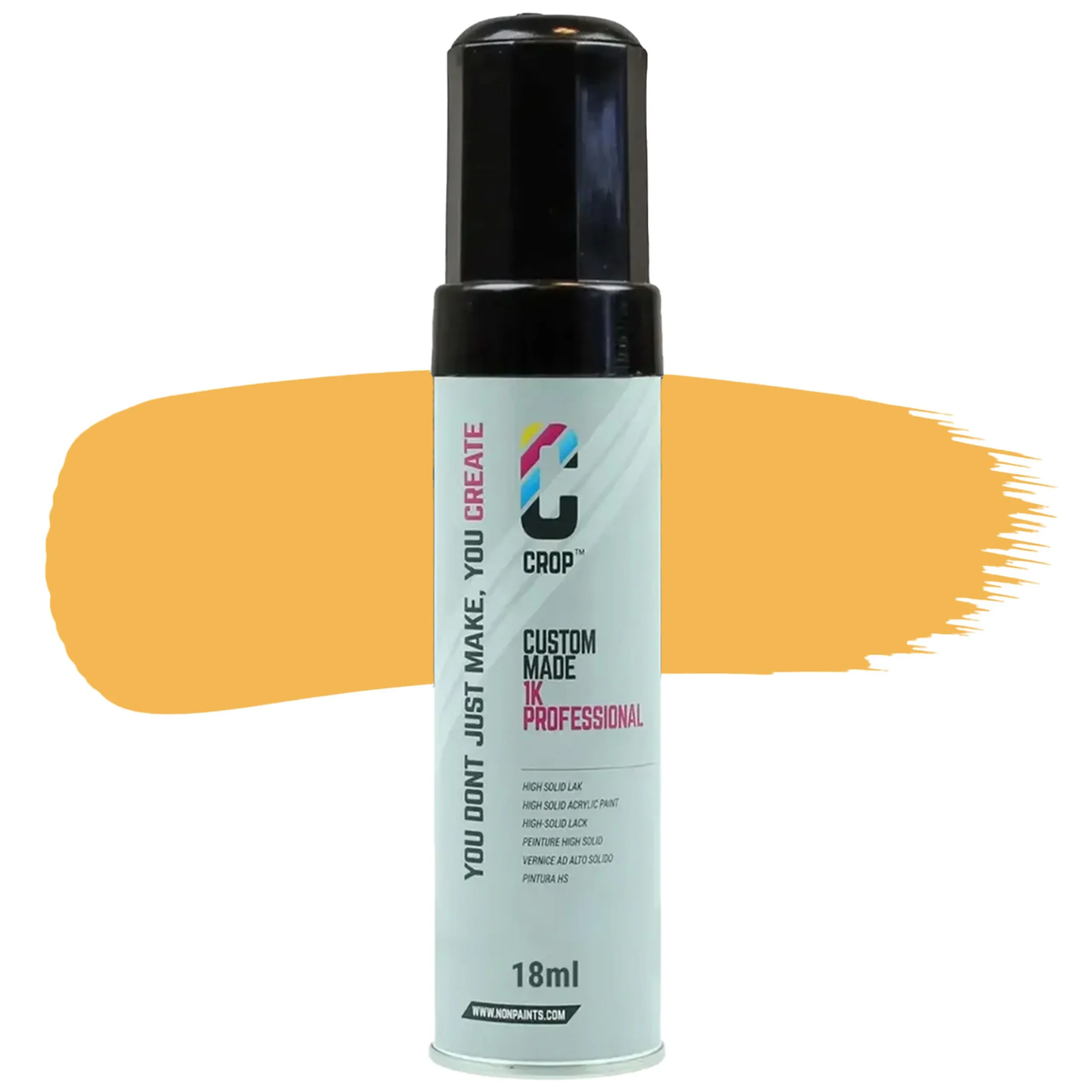CROP Lápiz de retoque Amarillo azafrán RAL 1017 Alto brillo - 18ml